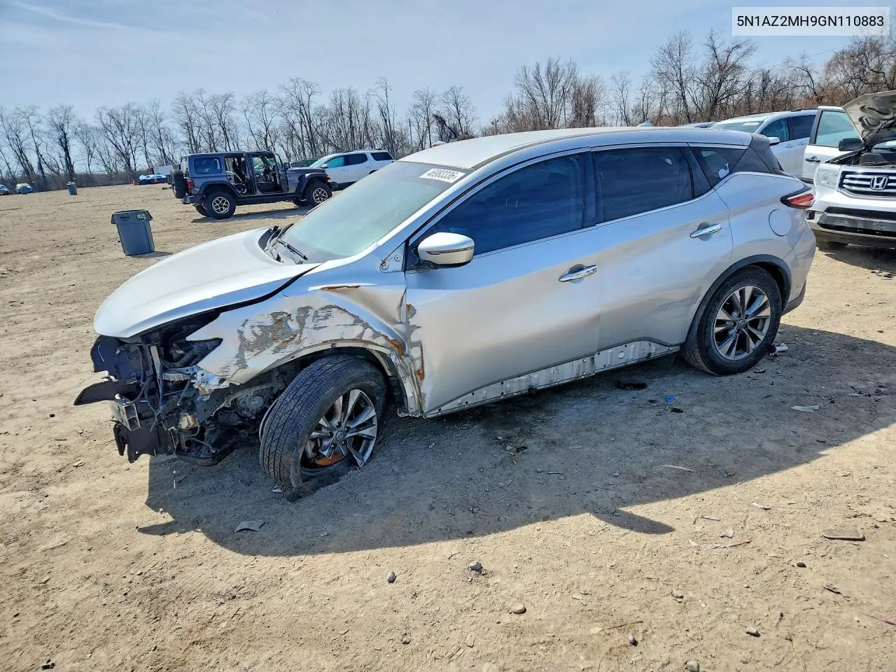 5N1AZ2MH9GN110883 2016 Nissan Murano S