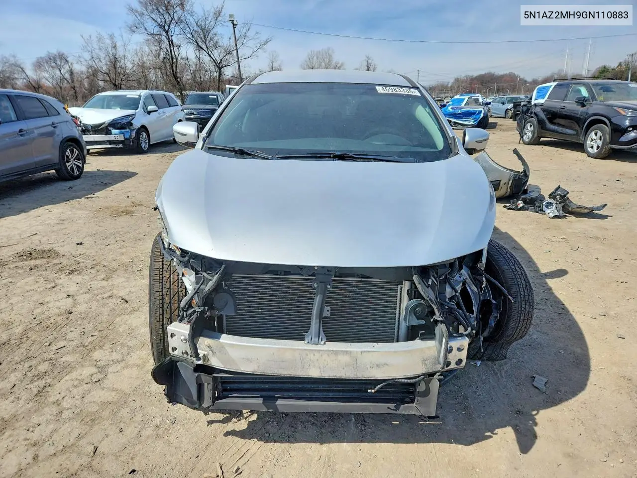 5N1AZ2MH9GN110883 2016 Nissan Murano S