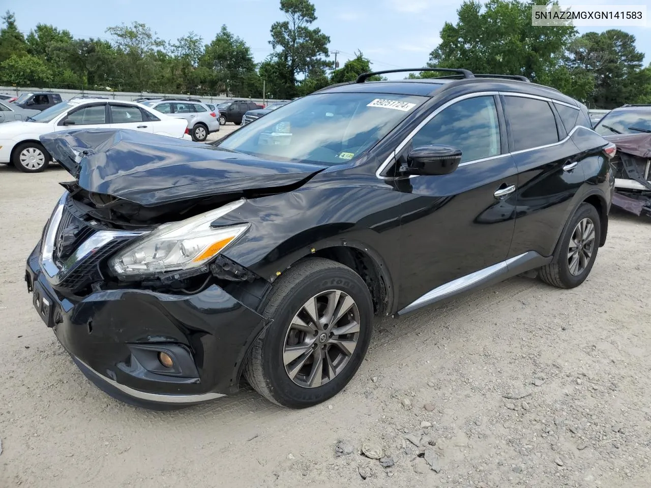 5N1AZ2MGXGN141583 2016 Nissan Murano S