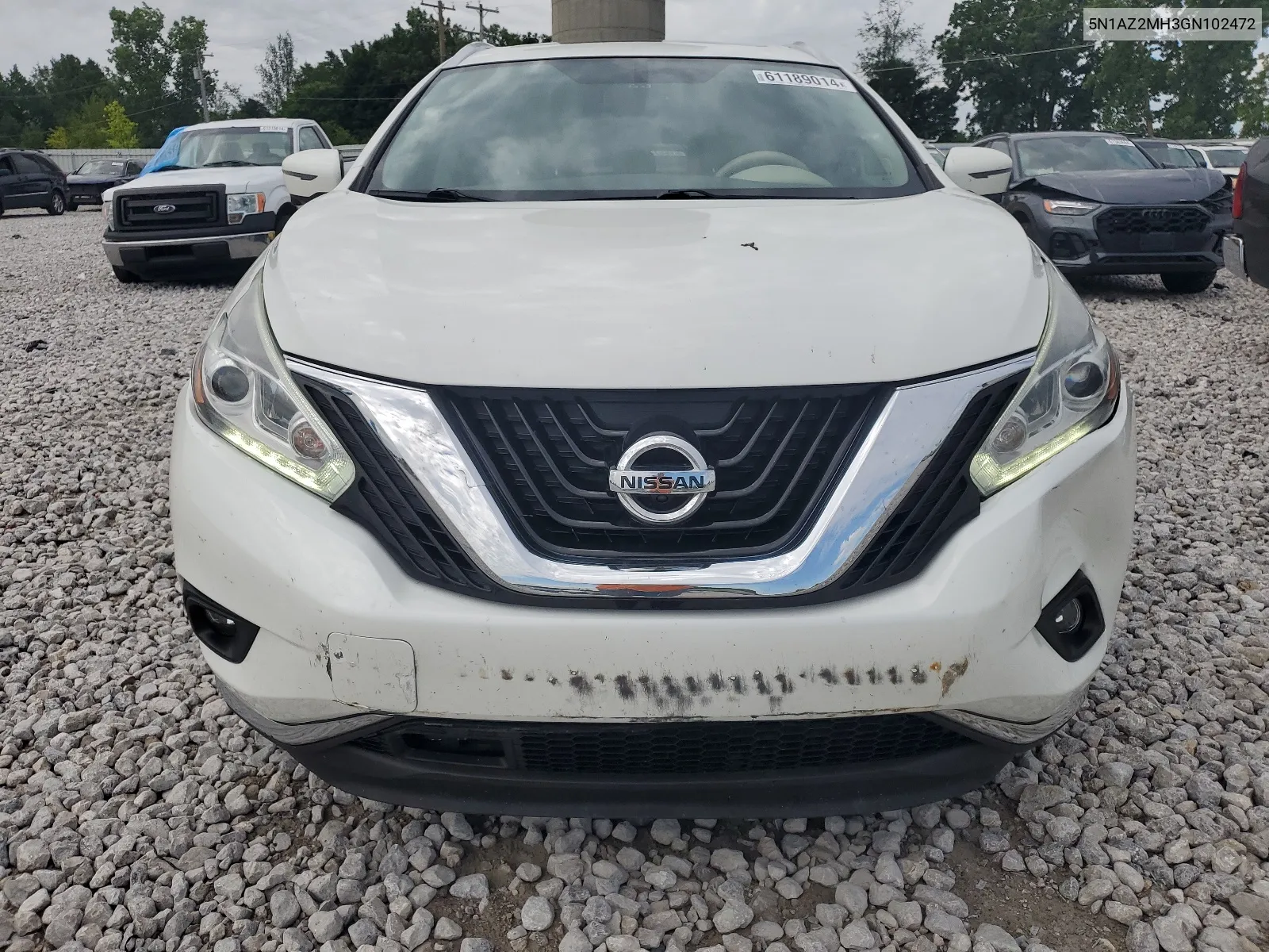 2016 Nissan Murano S VIN: 5N1AZ2MH3GN102472 Lot: 61189014