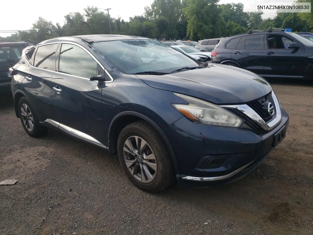 5N1AZ2MHXGN108530 2016 Nissan Murano S