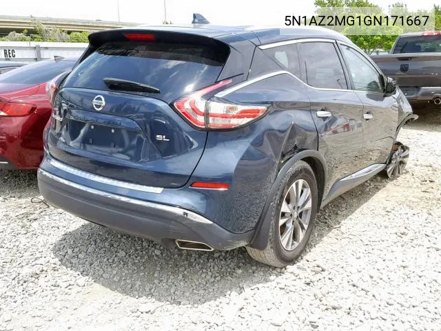 5N1AZ2MG1GN171667 2016 Nissan Murano S