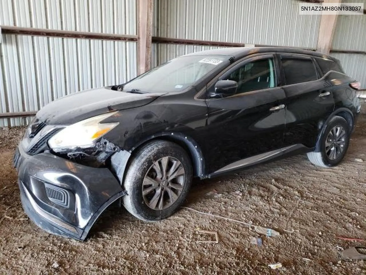 2016 Nissan Murano S VIN: 5N1AZ2MH8GN133037 Lot: 65357514