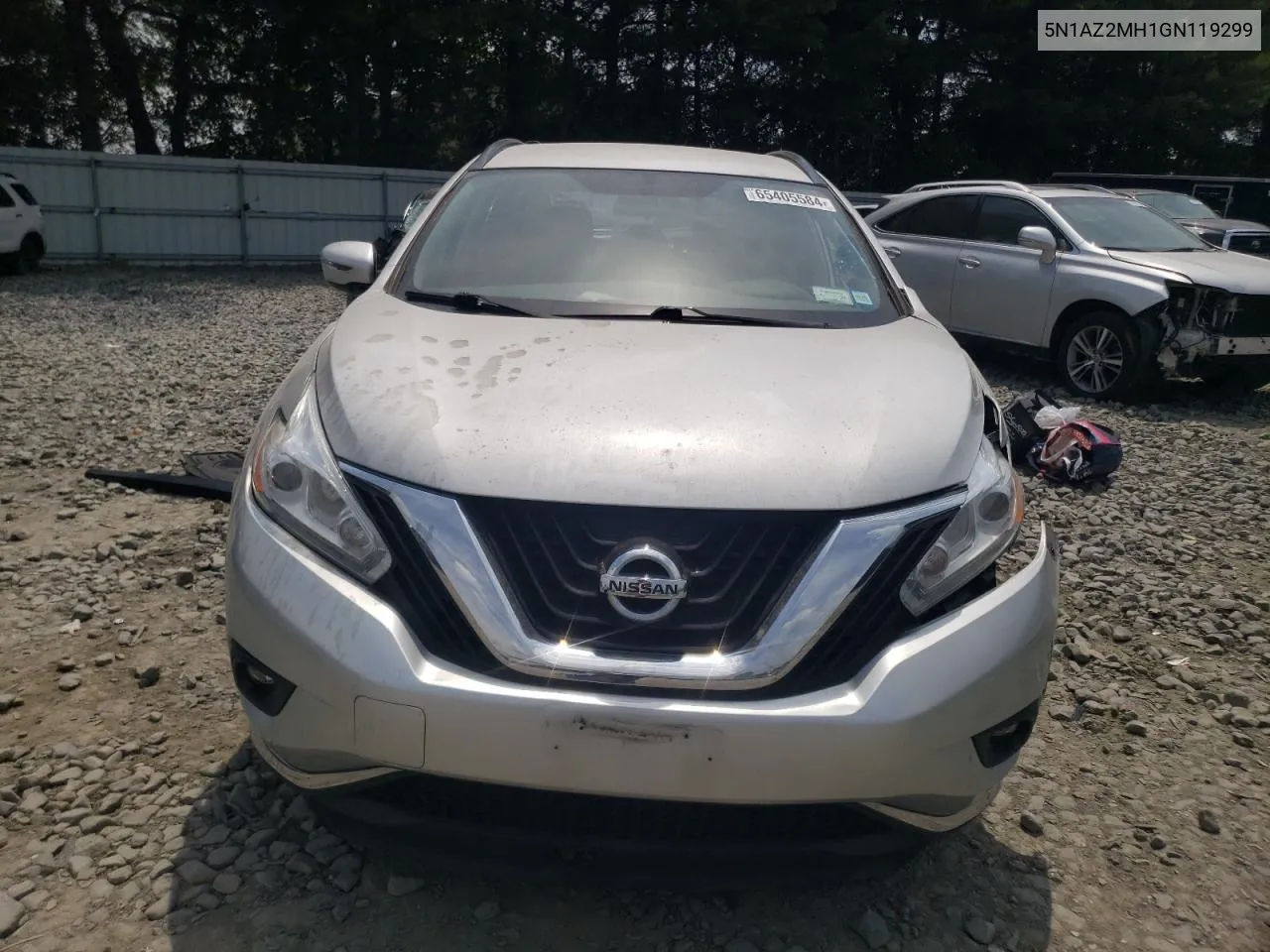 2016 Nissan Murano S VIN: 5N1AZ2MH1GN119299 Lot: 65405584