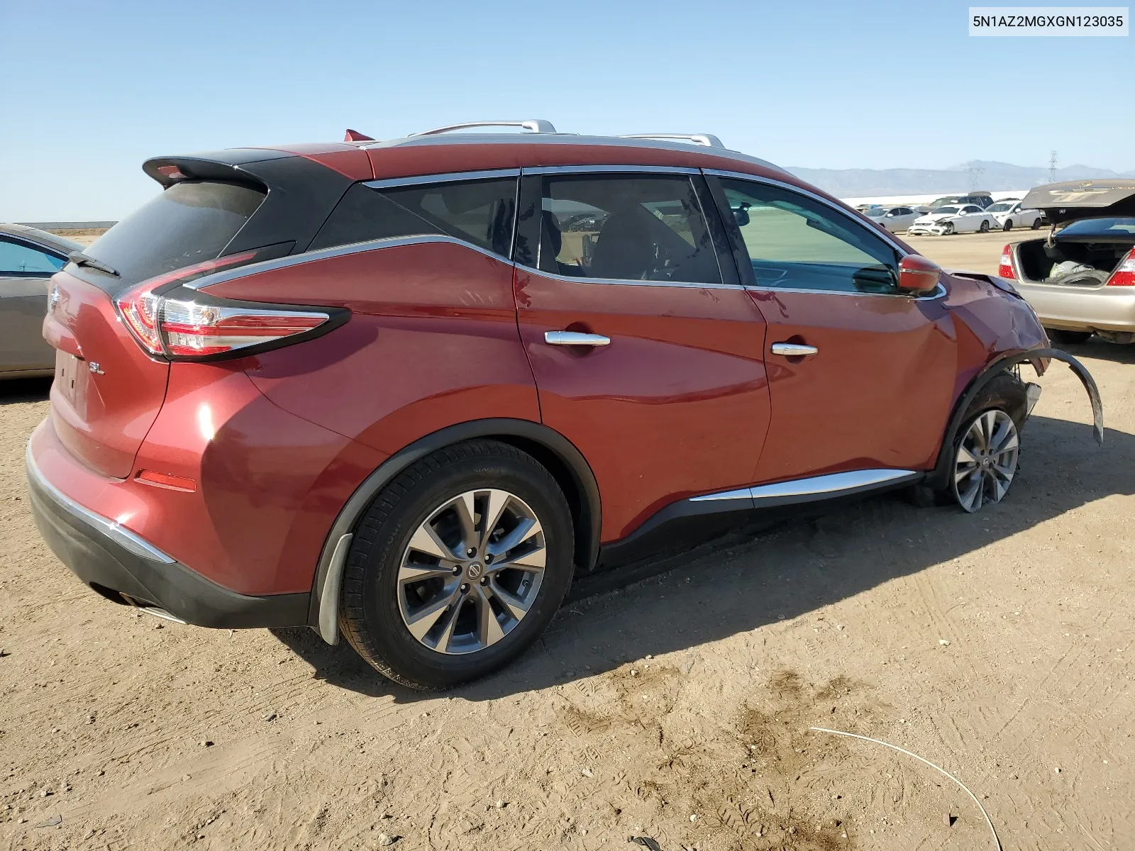 5N1AZ2MGXGN123035 2016 Nissan Murano S