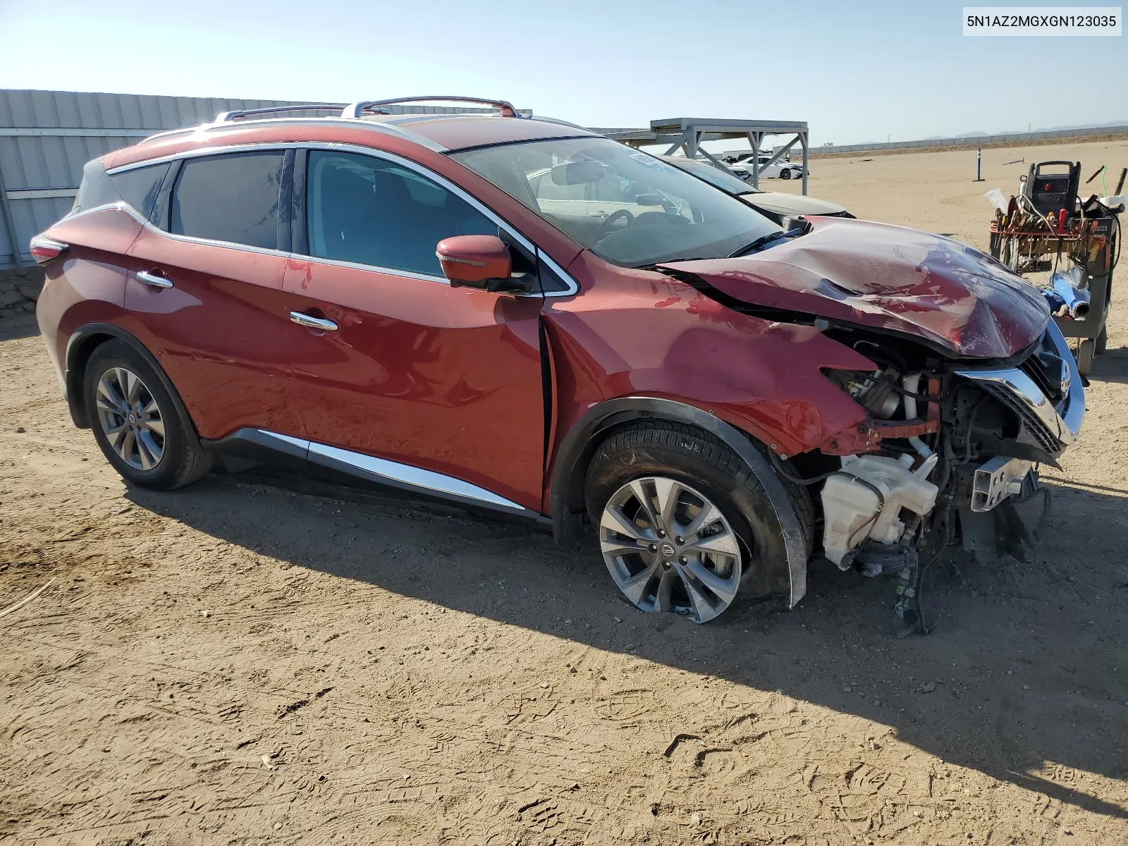 5N1AZ2MGXGN123035 2016 Nissan Murano S