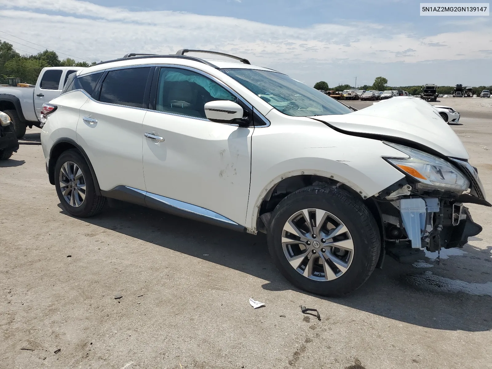 2016 Nissan Murano S VIN: 5N1AZ2MG2GN139147 Lot: 67329444