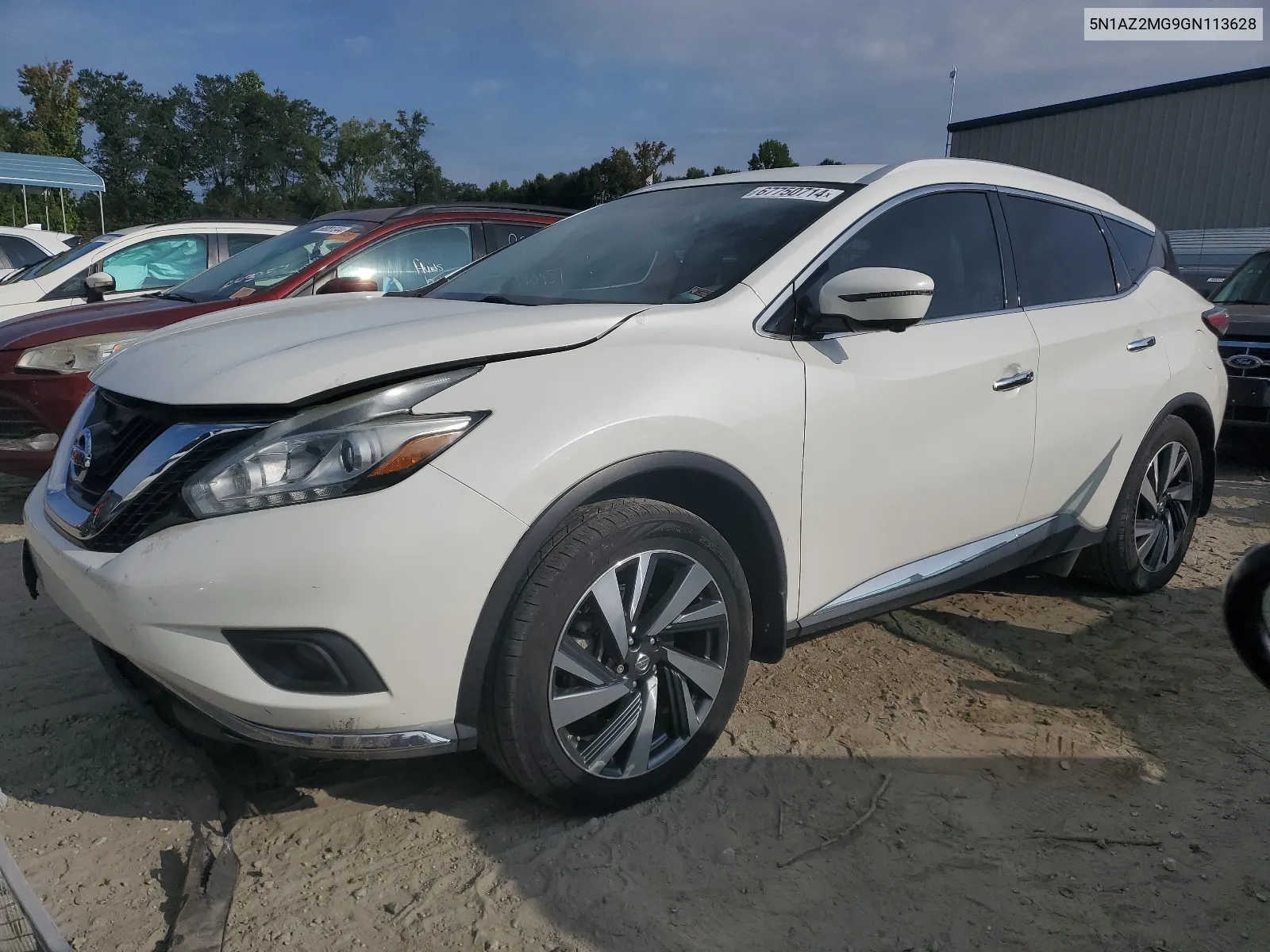 2016 Nissan Murano S VIN: 5N1AZ2MG9GN113628 Lot: 67750714