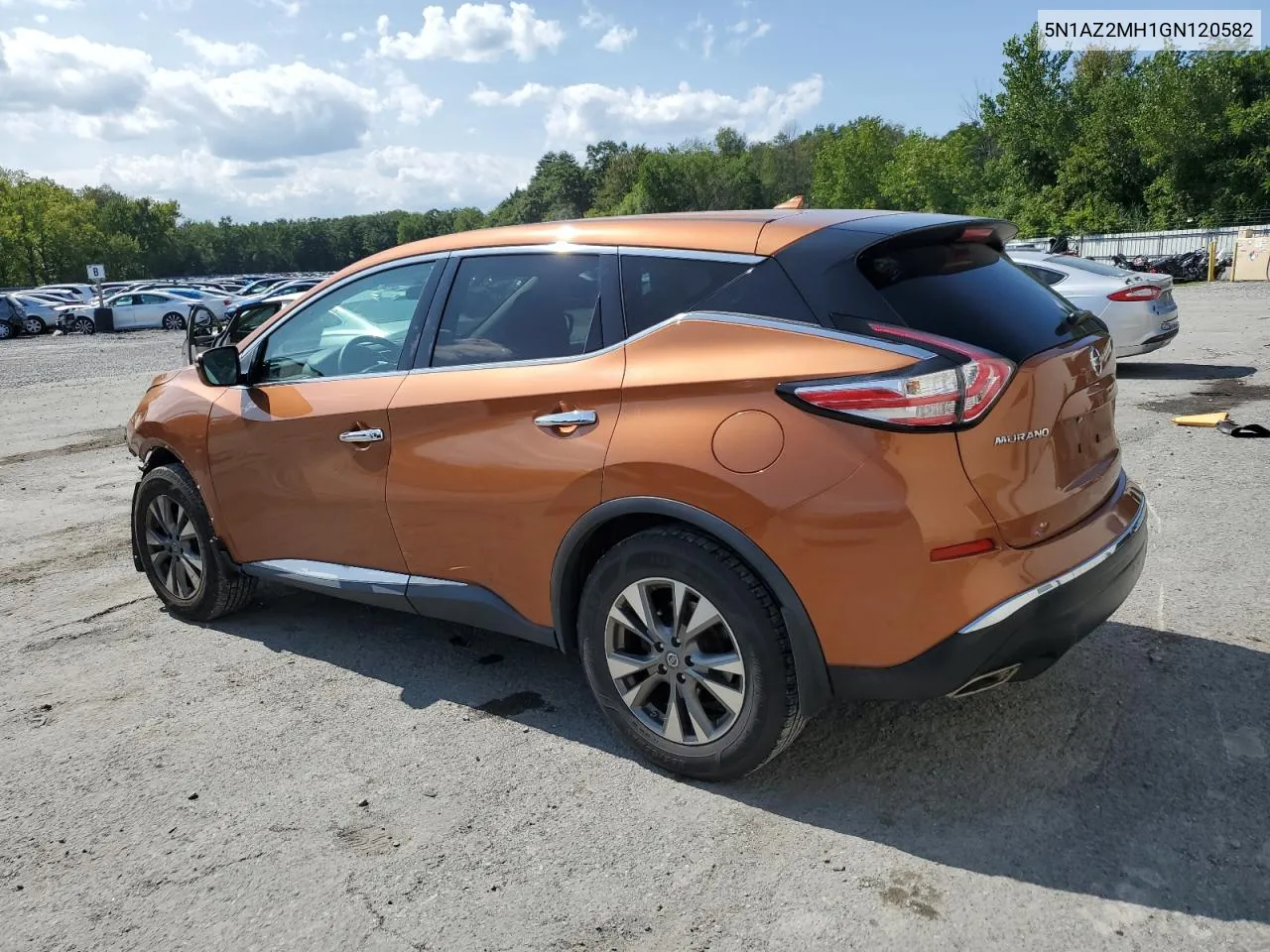 5N1AZ2MH1GN120582 2016 Nissan Murano S