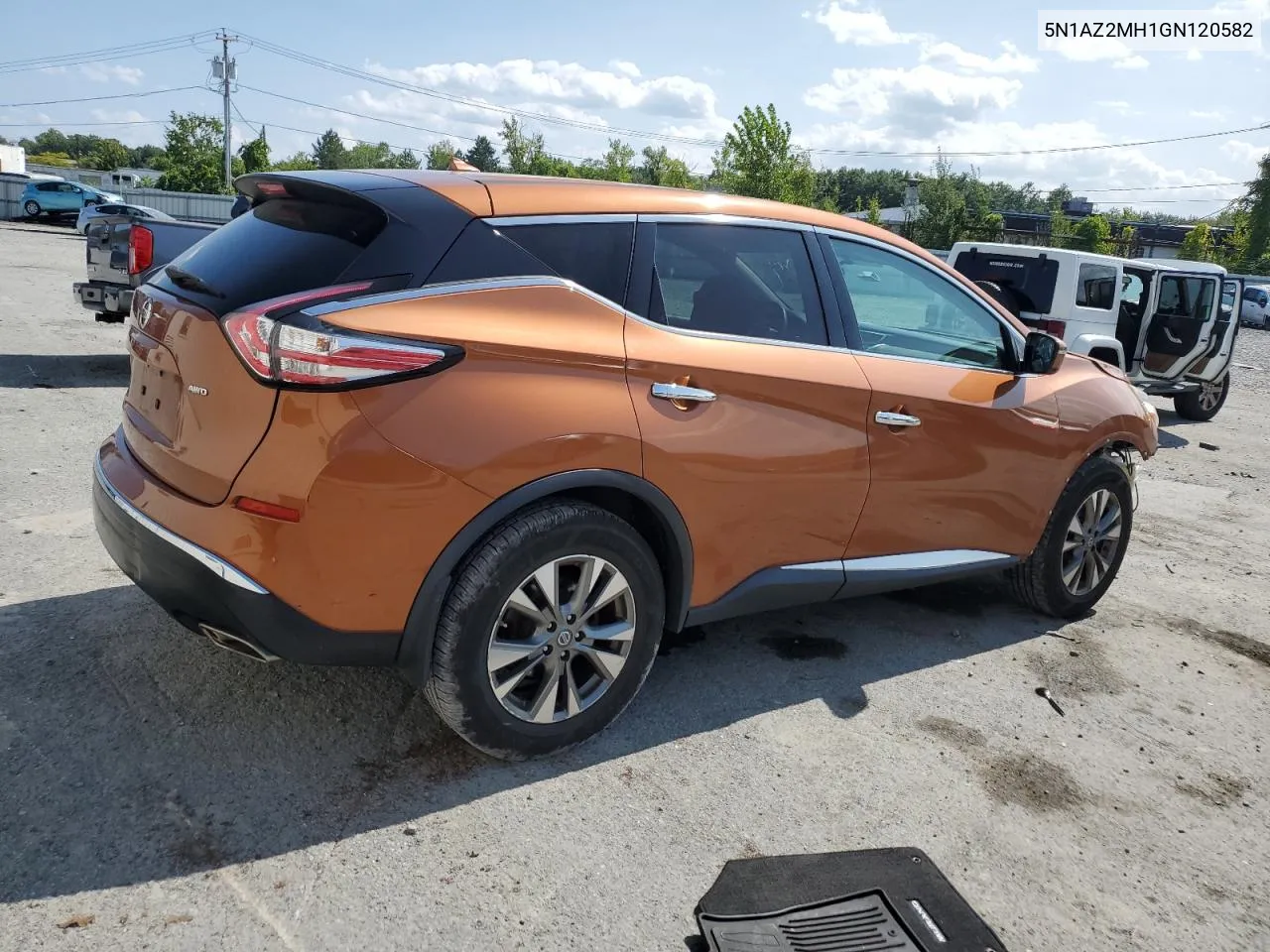 2016 Nissan Murano S VIN: 5N1AZ2MH1GN120582 Lot: 68814824