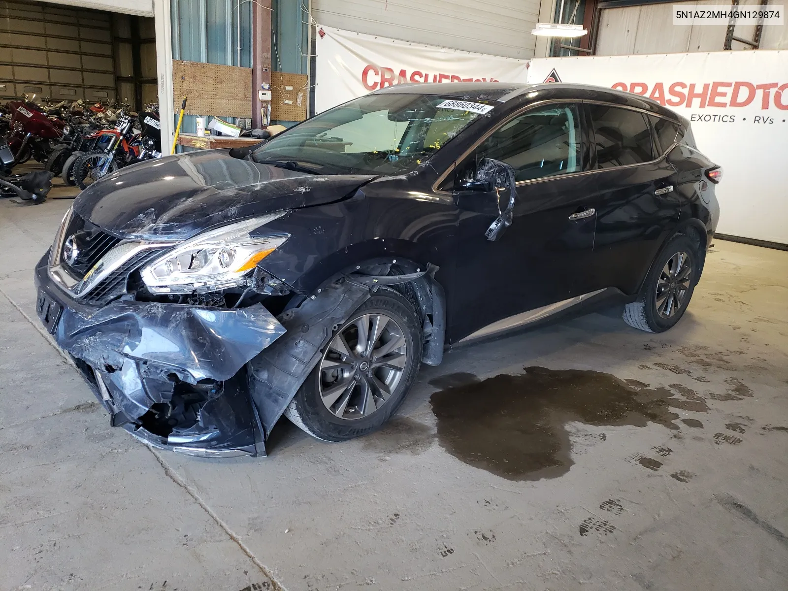 5N1AZ2MH4GN129874 2016 Nissan Murano S