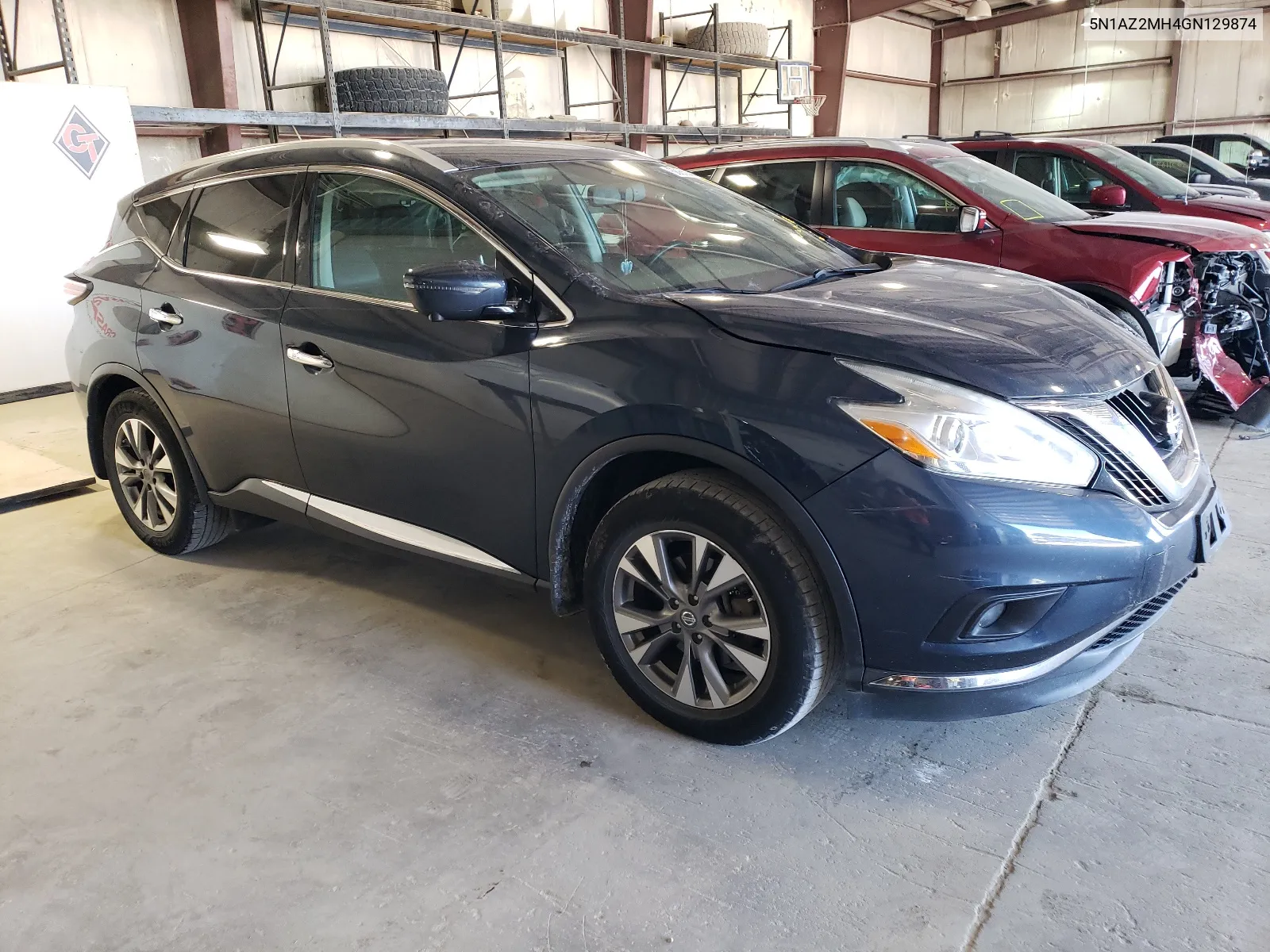 2016 Nissan Murano S VIN: 5N1AZ2MH4GN129874 Lot: 68860344