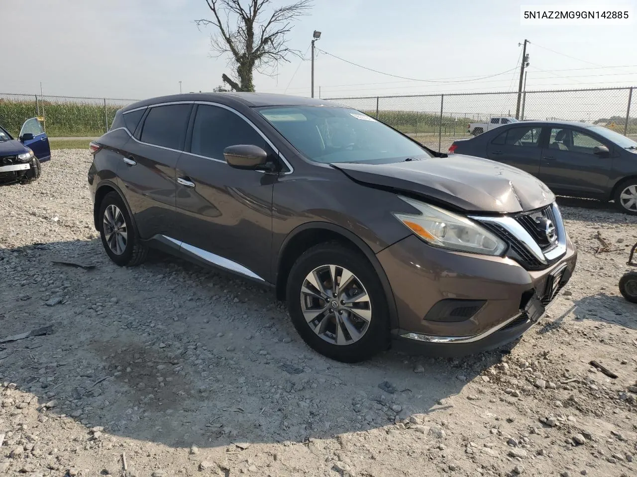 2016 Nissan Murano S VIN: 5N1AZ2MG9GN142885 Lot: 69535194