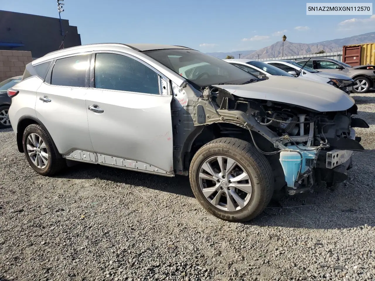 5N1AZ2MGXGN112570 2016 Nissan Murano S