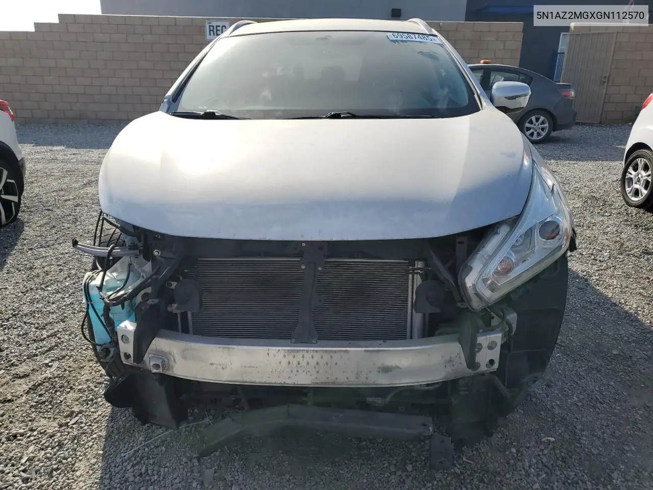 5N1AZ2MGXGN112570 2016 Nissan Murano S