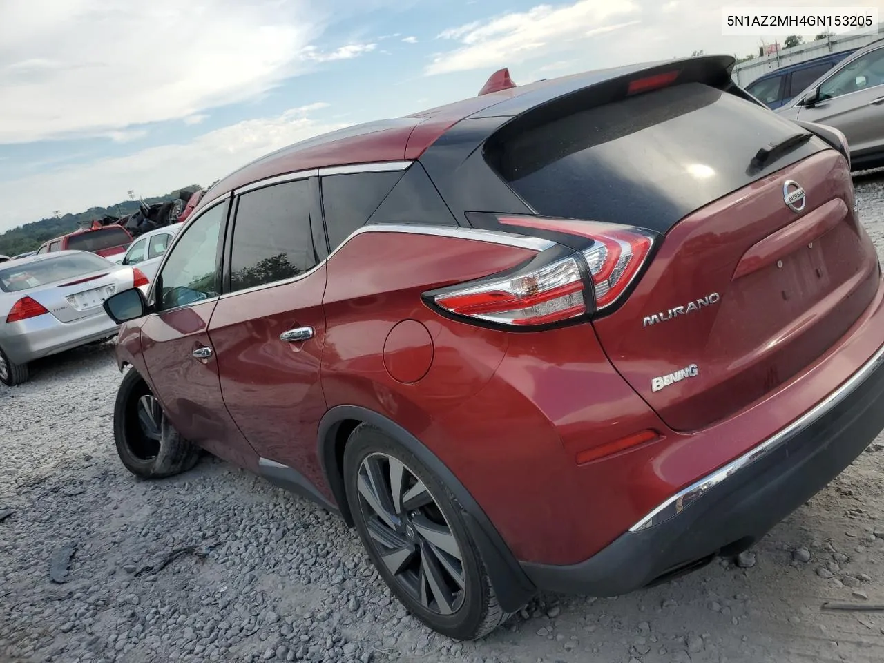 5N1AZ2MH4GN153205 2016 Nissan Murano S