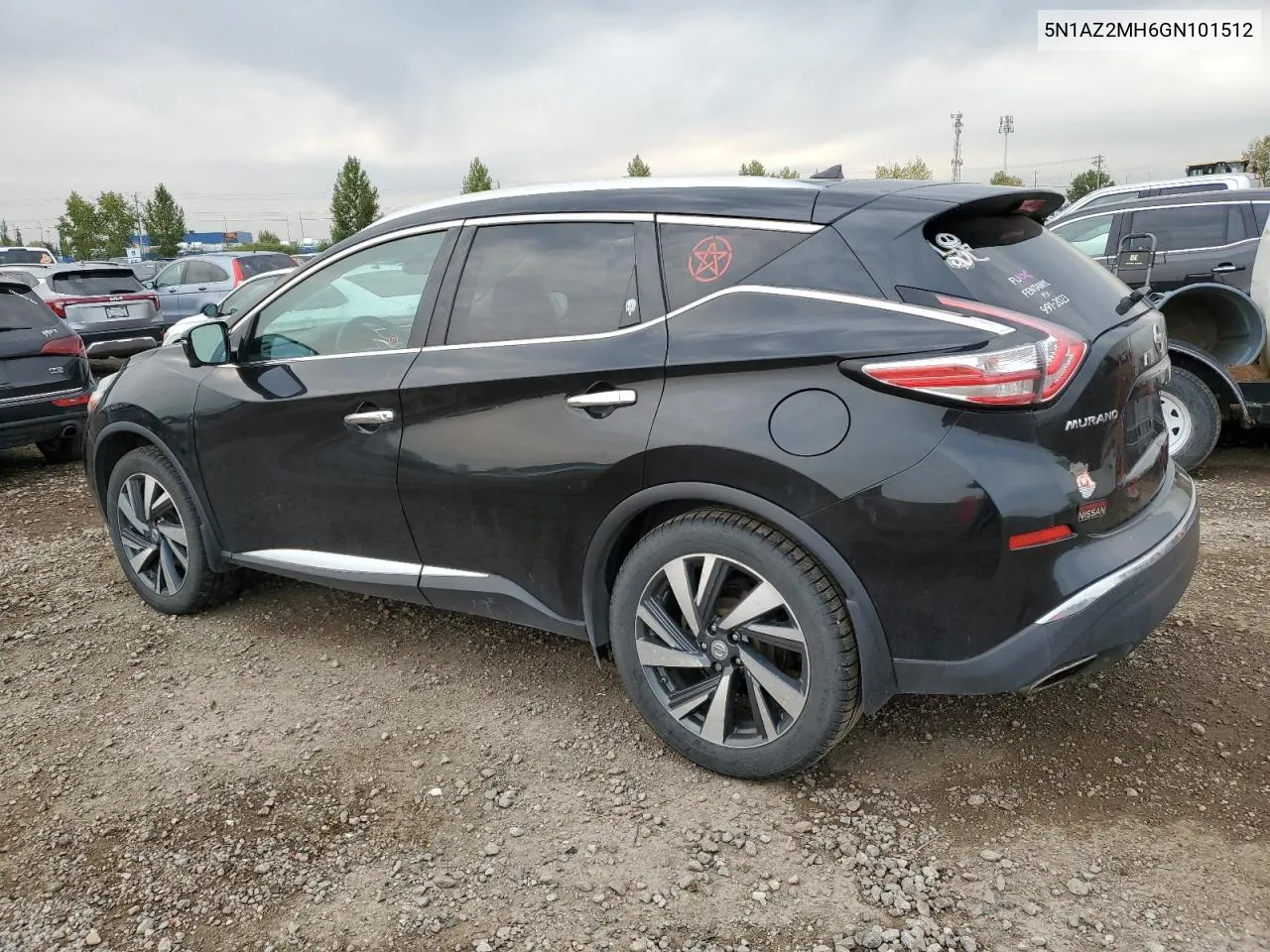 5N1AZ2MH6GN101512 2016 Nissan Murano S