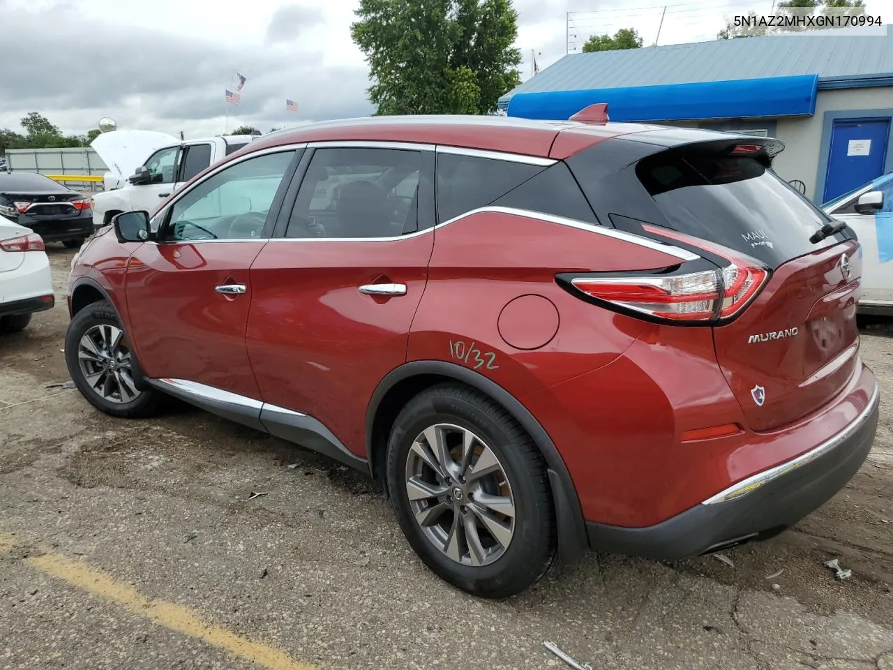 2016 Nissan Murano S VIN: 5N1AZ2MHXGN170994 Lot: 69954354