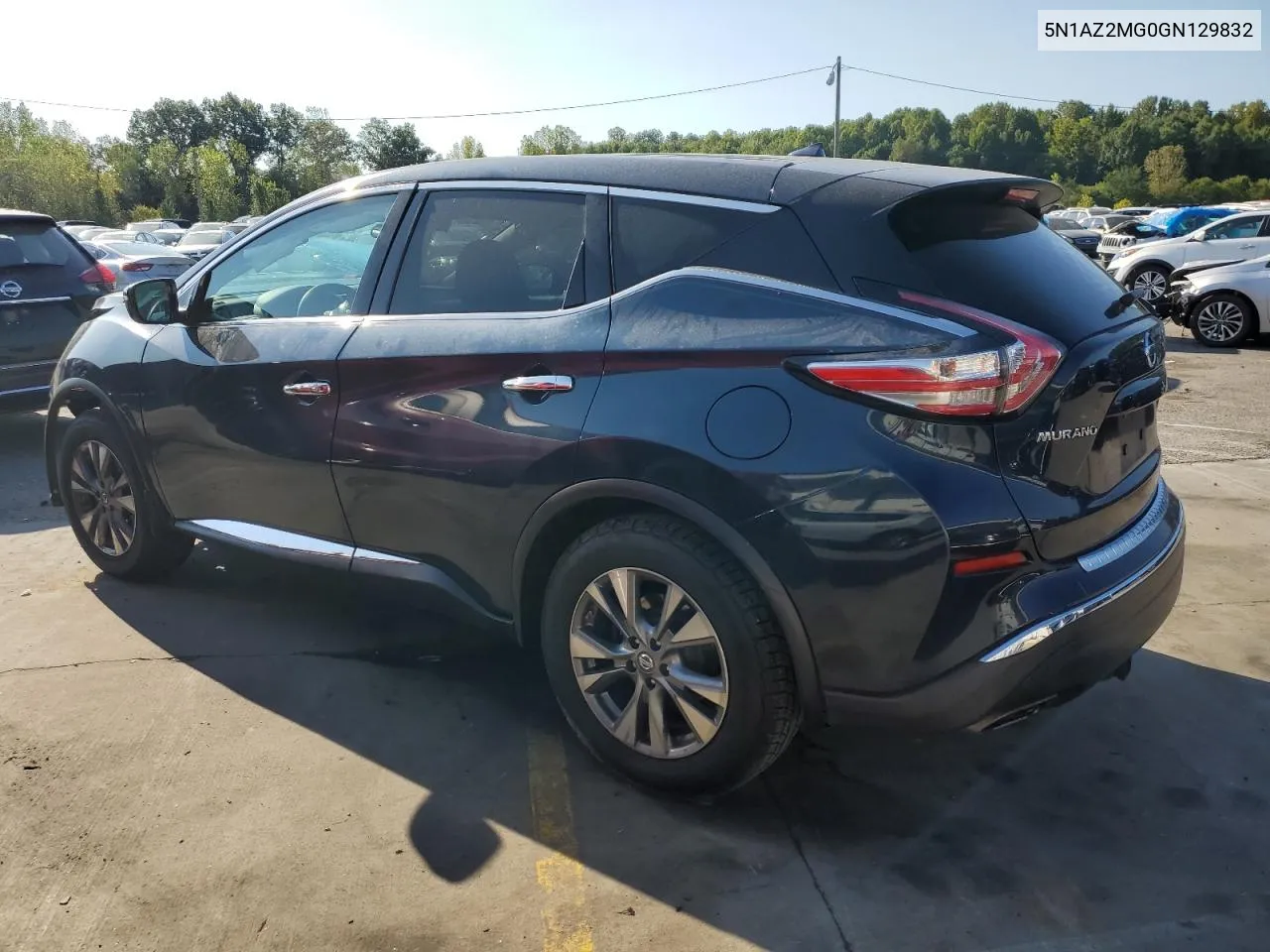 2016 Nissan Murano S VIN: 5N1AZ2MG0GN129832 Lot: 70191694