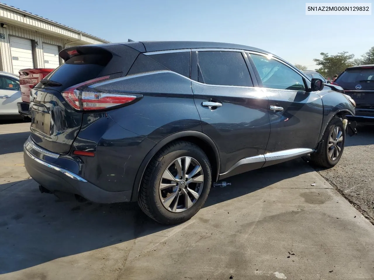 2016 Nissan Murano S VIN: 5N1AZ2MG0GN129832 Lot: 70191694