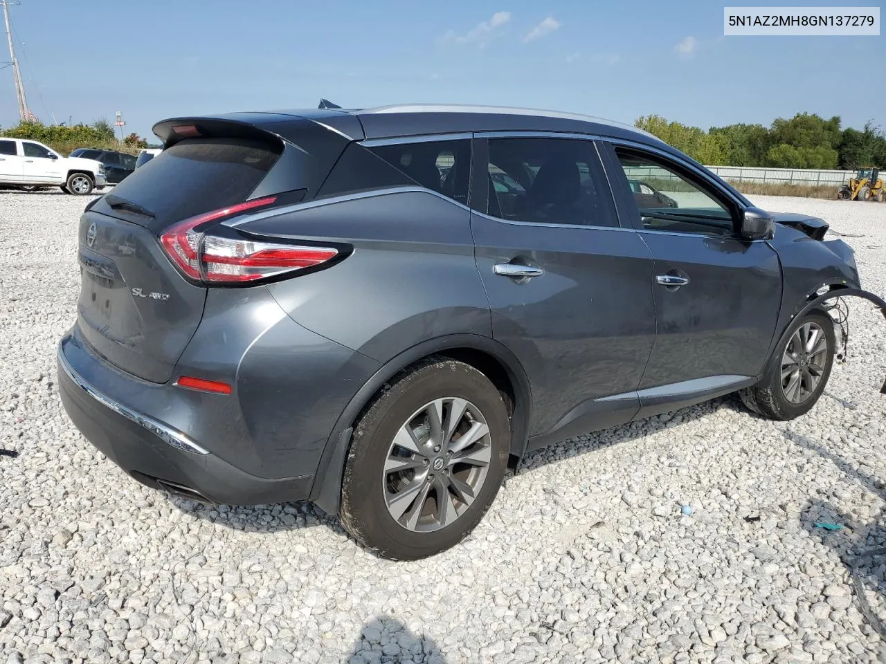 5N1AZ2MH8GN137279 2016 Nissan Murano S