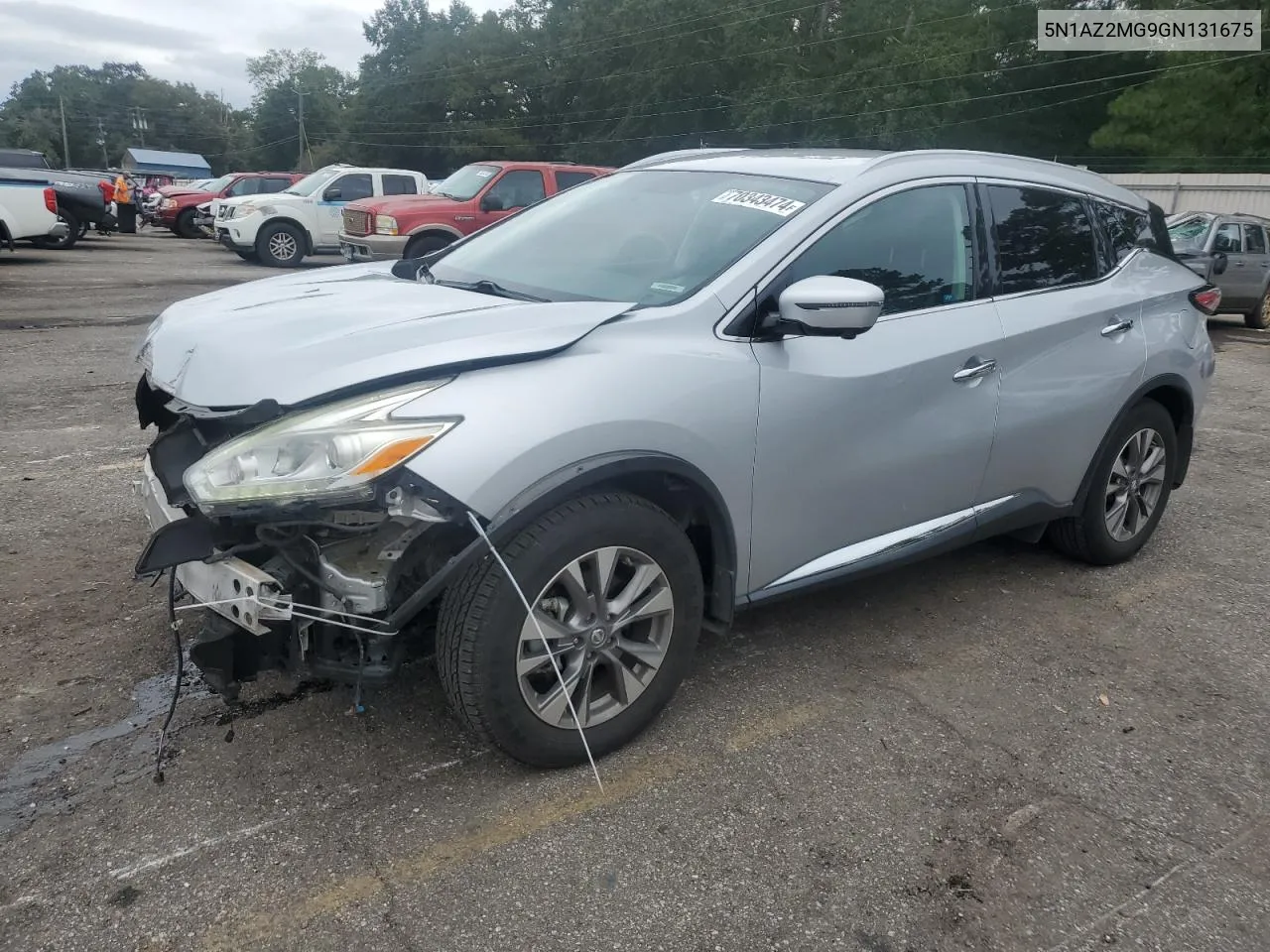 2016 Nissan Murano S VIN: 5N1AZ2MG9GN131675 Lot: 70343474