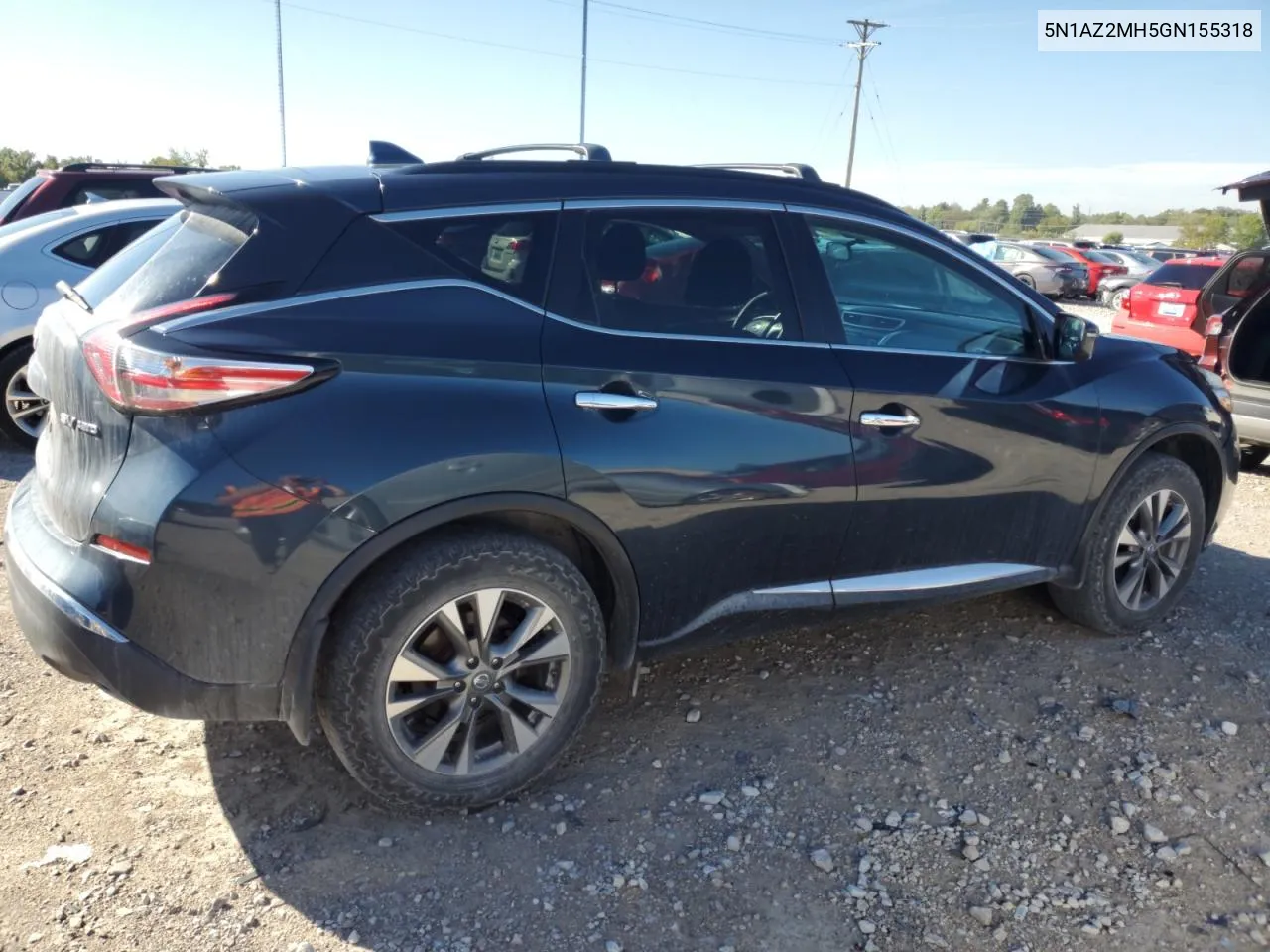 5N1AZ2MH5GN155318 2016 Nissan Murano S