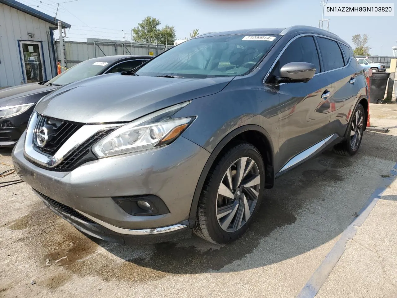 2016 Nissan Murano S VIN: 5N1AZ2MH8GN108820 Lot: 71206614