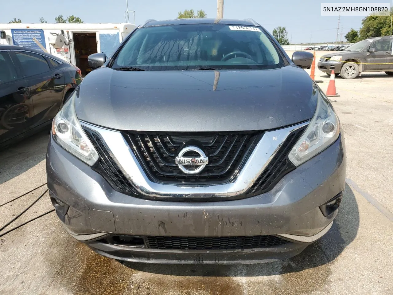 2016 Nissan Murano S VIN: 5N1AZ2MH8GN108820 Lot: 71206614