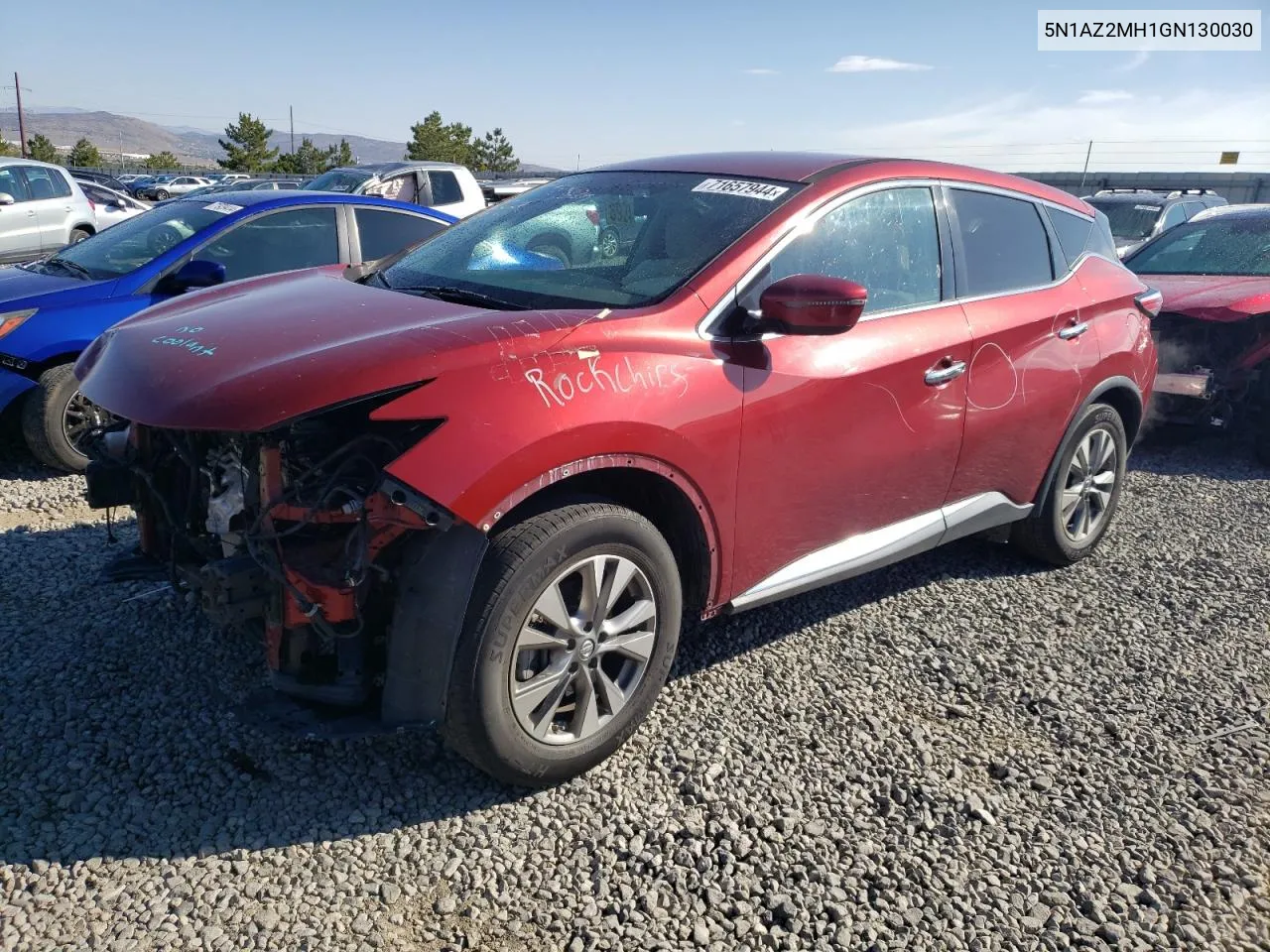 2016 Nissan Murano S VIN: 5N1AZ2MH1GN130030 Lot: 71657944