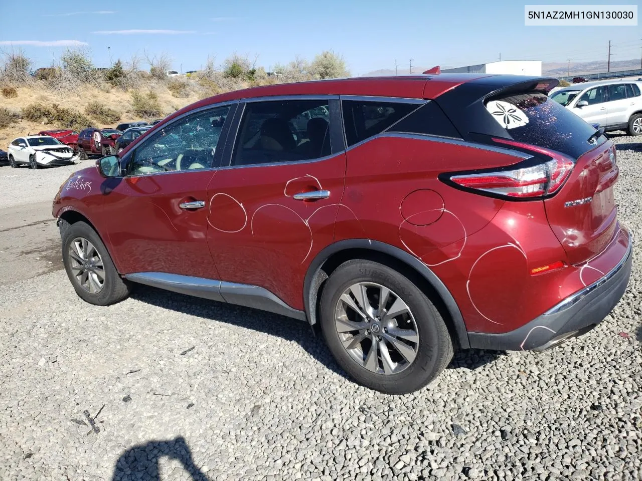 2016 Nissan Murano S VIN: 5N1AZ2MH1GN130030 Lot: 71657944