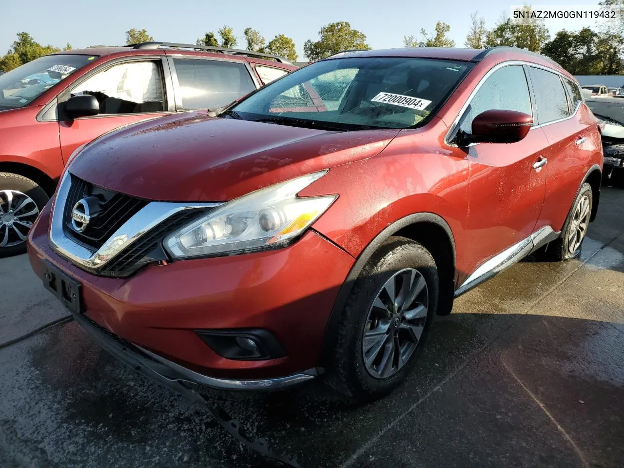 5N1AZ2MG0GN119432 2016 Nissan Murano S