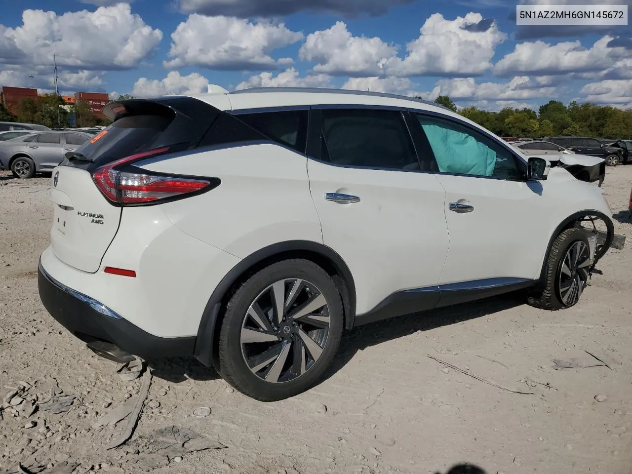 2016 Nissan Murano S VIN: 5N1AZ2MH6GN145672 Lot: 72287584