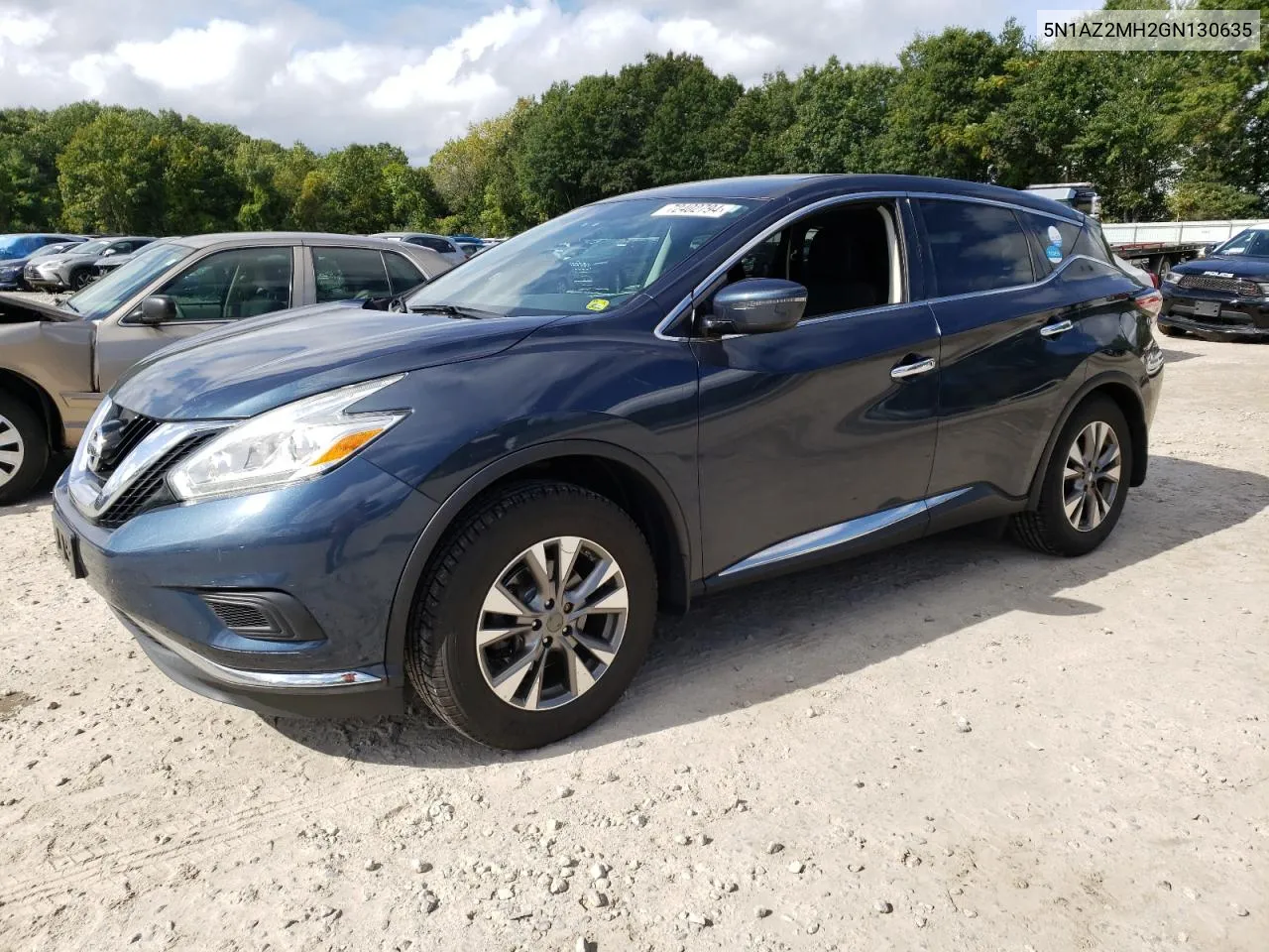 2016 Nissan Murano S VIN: 5N1AZ2MH2GN130635 Lot: 72402794