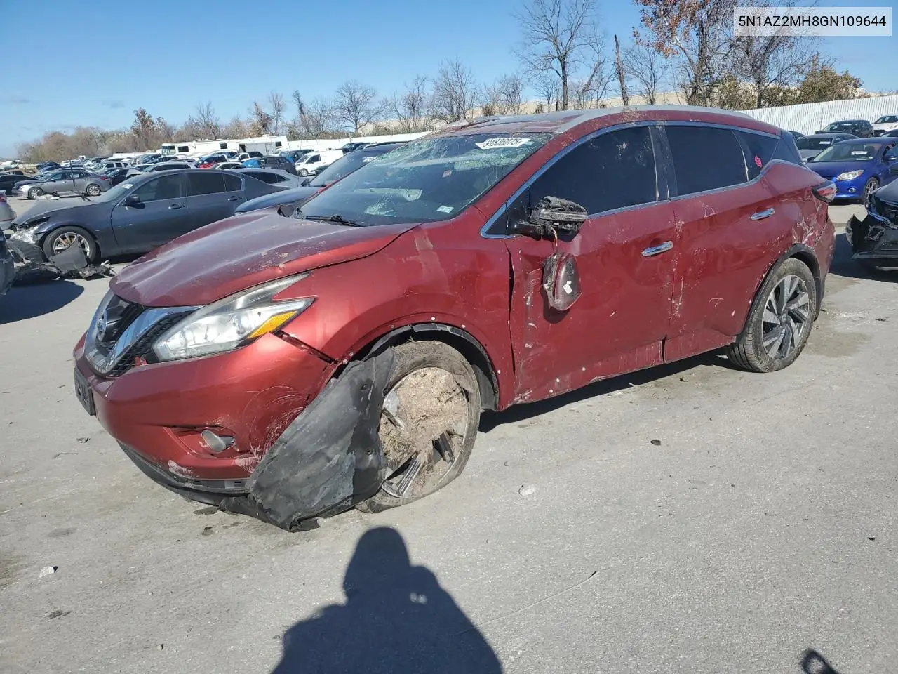 5N1AZ2MH8GN109644 2016 Nissan Murano S
