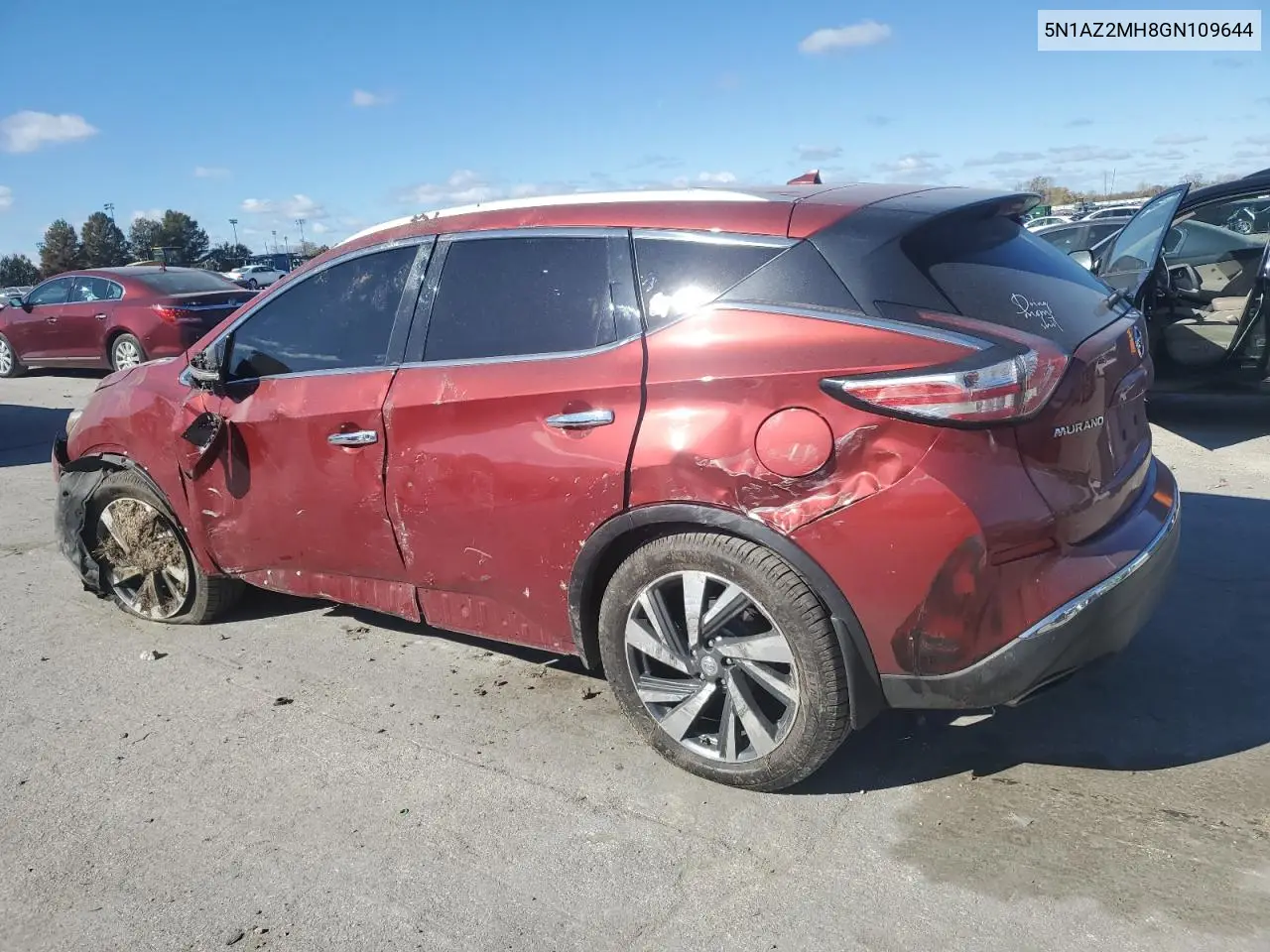 5N1AZ2MH8GN109644 2016 Nissan Murano S