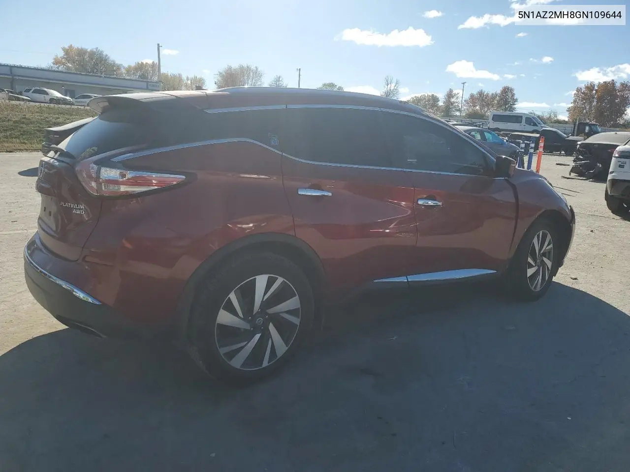 5N1AZ2MH8GN109644 2016 Nissan Murano S