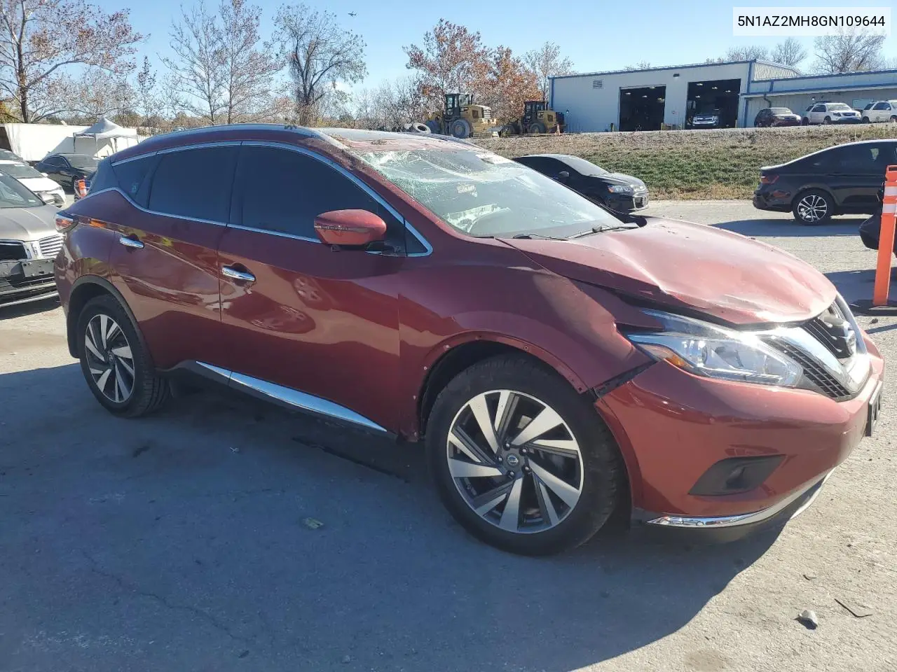 5N1AZ2MH8GN109644 2016 Nissan Murano S
