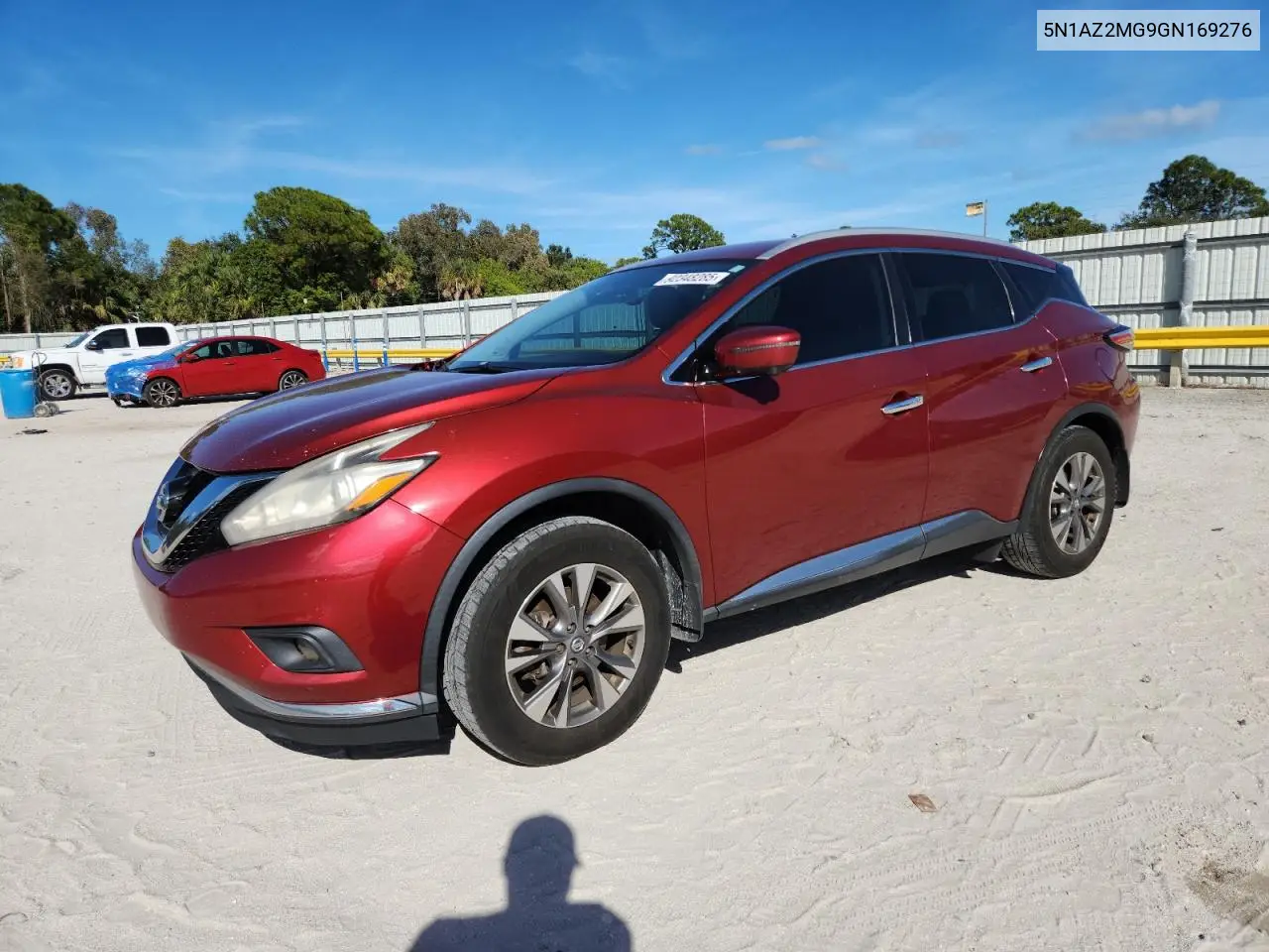 5N1AZ2MG9GN169276 2016 Nissan Murano S