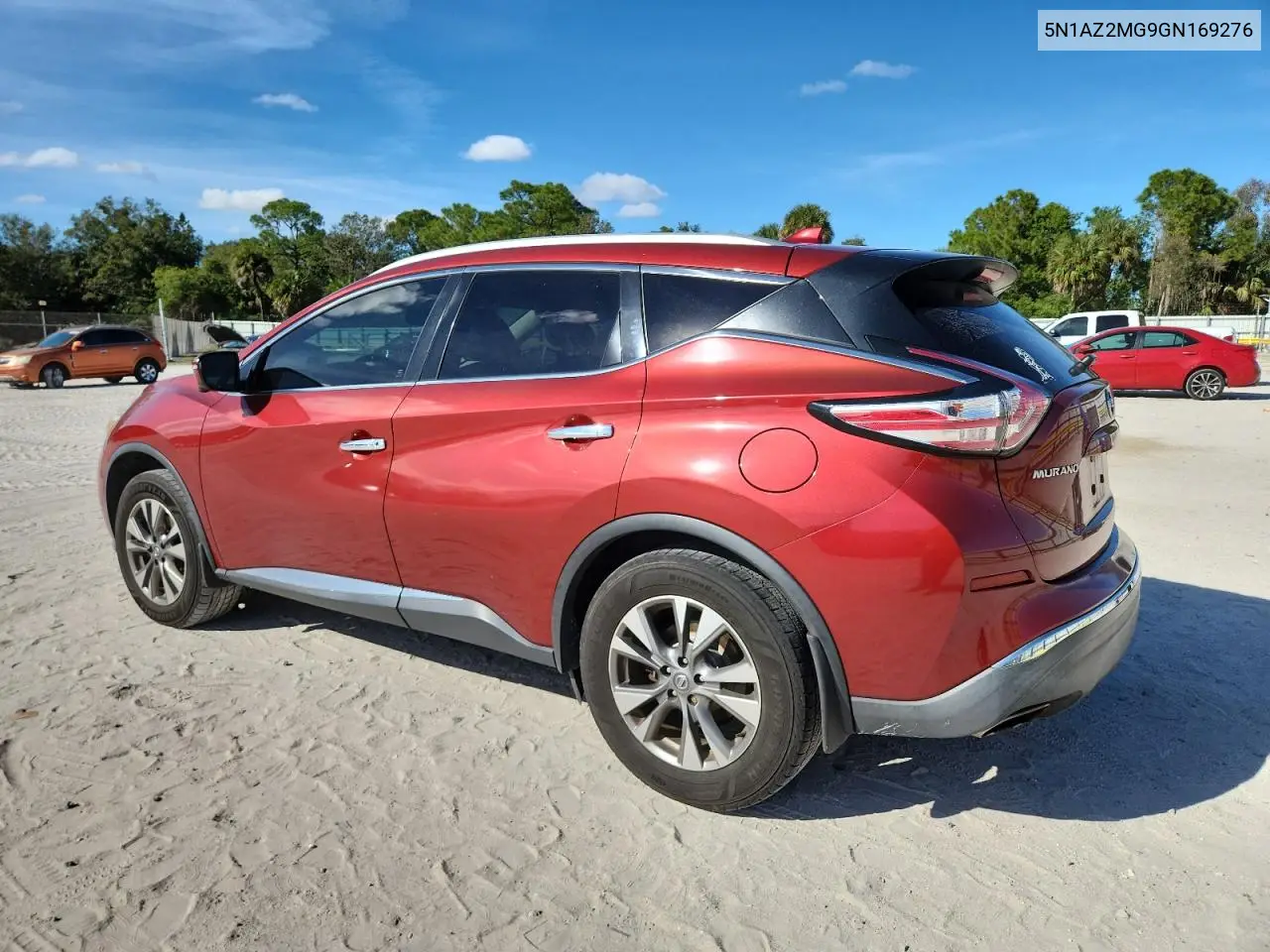 5N1AZ2MG9GN169276 2016 Nissan Murano S