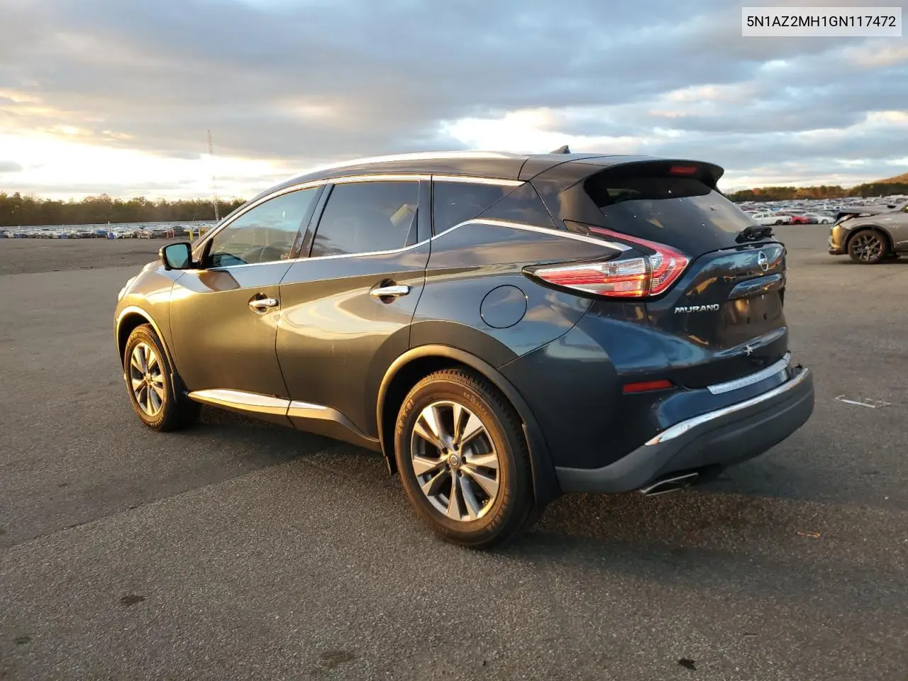 5N1AZ2MH1GN117472 2016 Nissan Murano S