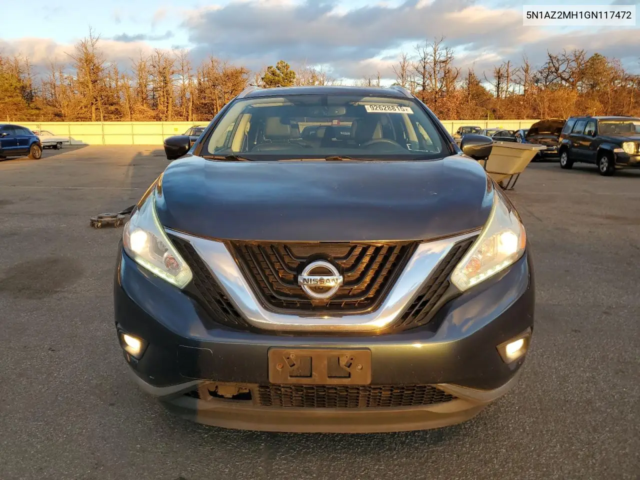 5N1AZ2MH1GN117472 2016 Nissan Murano S
