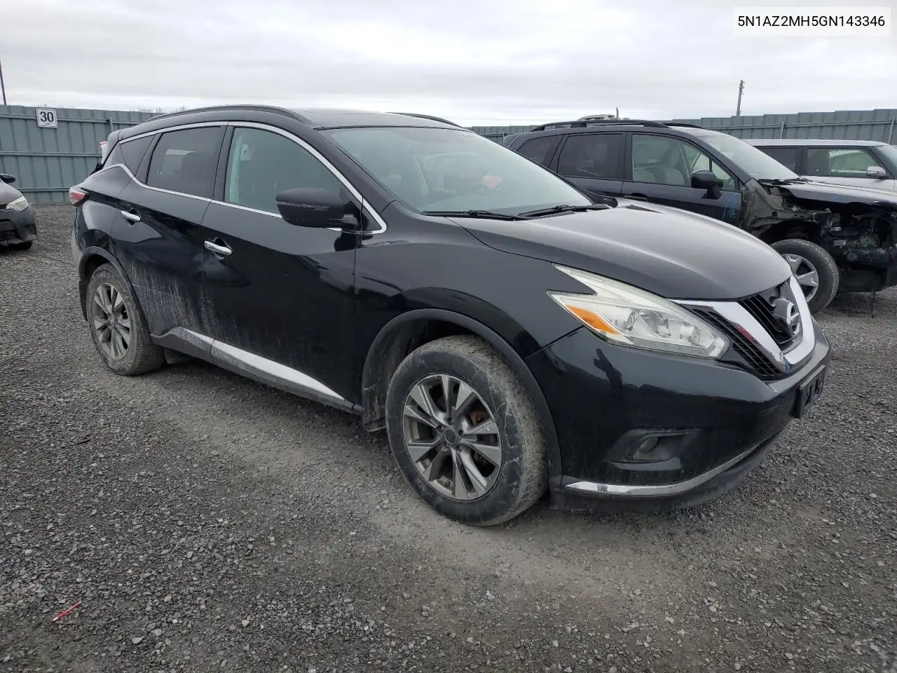 5N1AZ2MH5GN143346 2016 Nissan Murano S