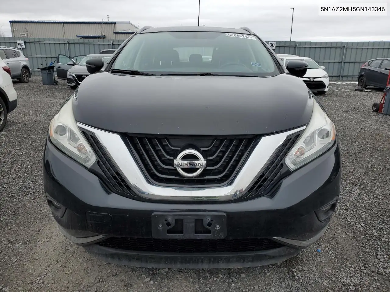 5N1AZ2MH5GN143346 2016 Nissan Murano S