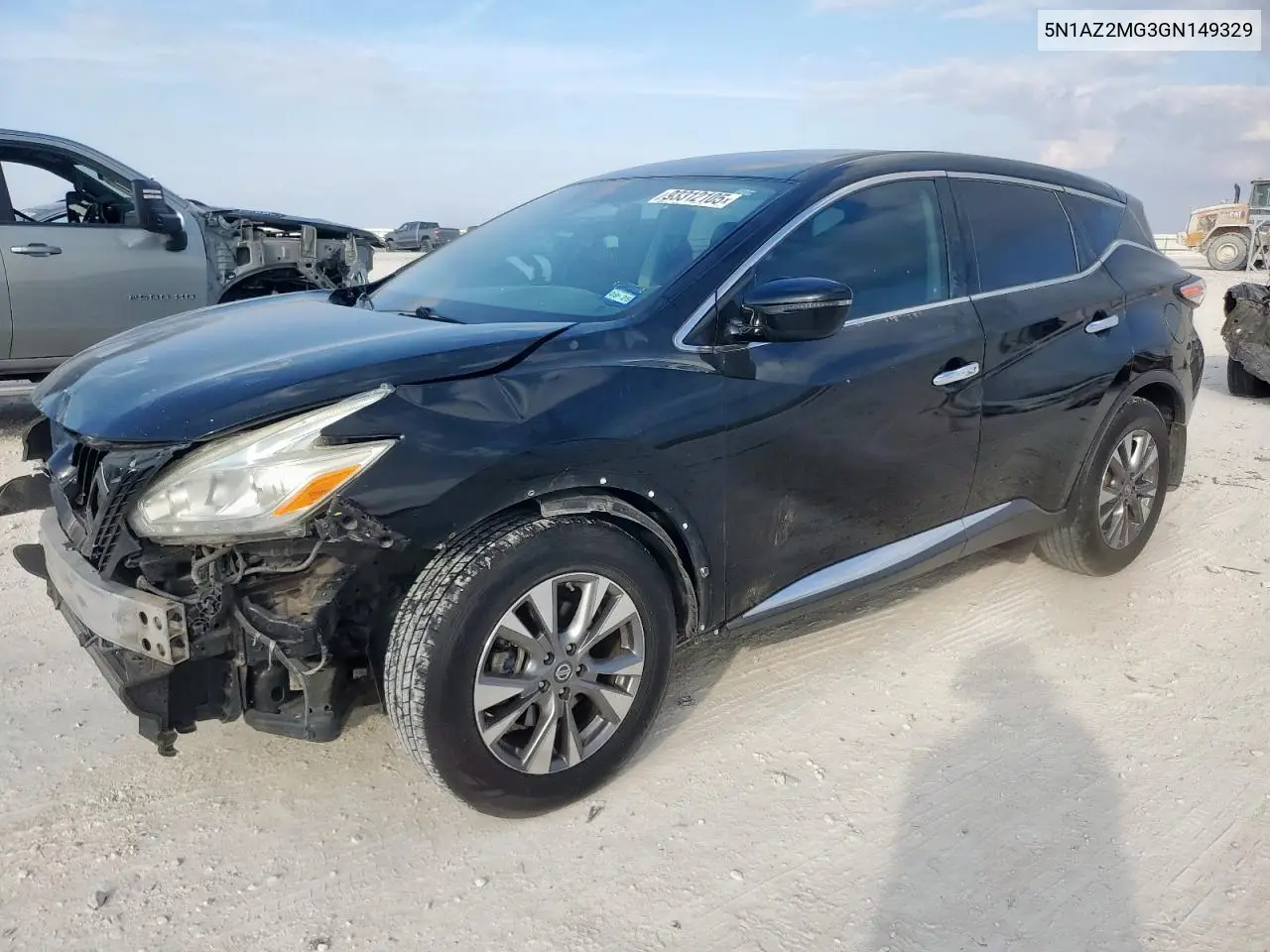 5N1AZ2MG3GN149329 2016 Nissan Murano S