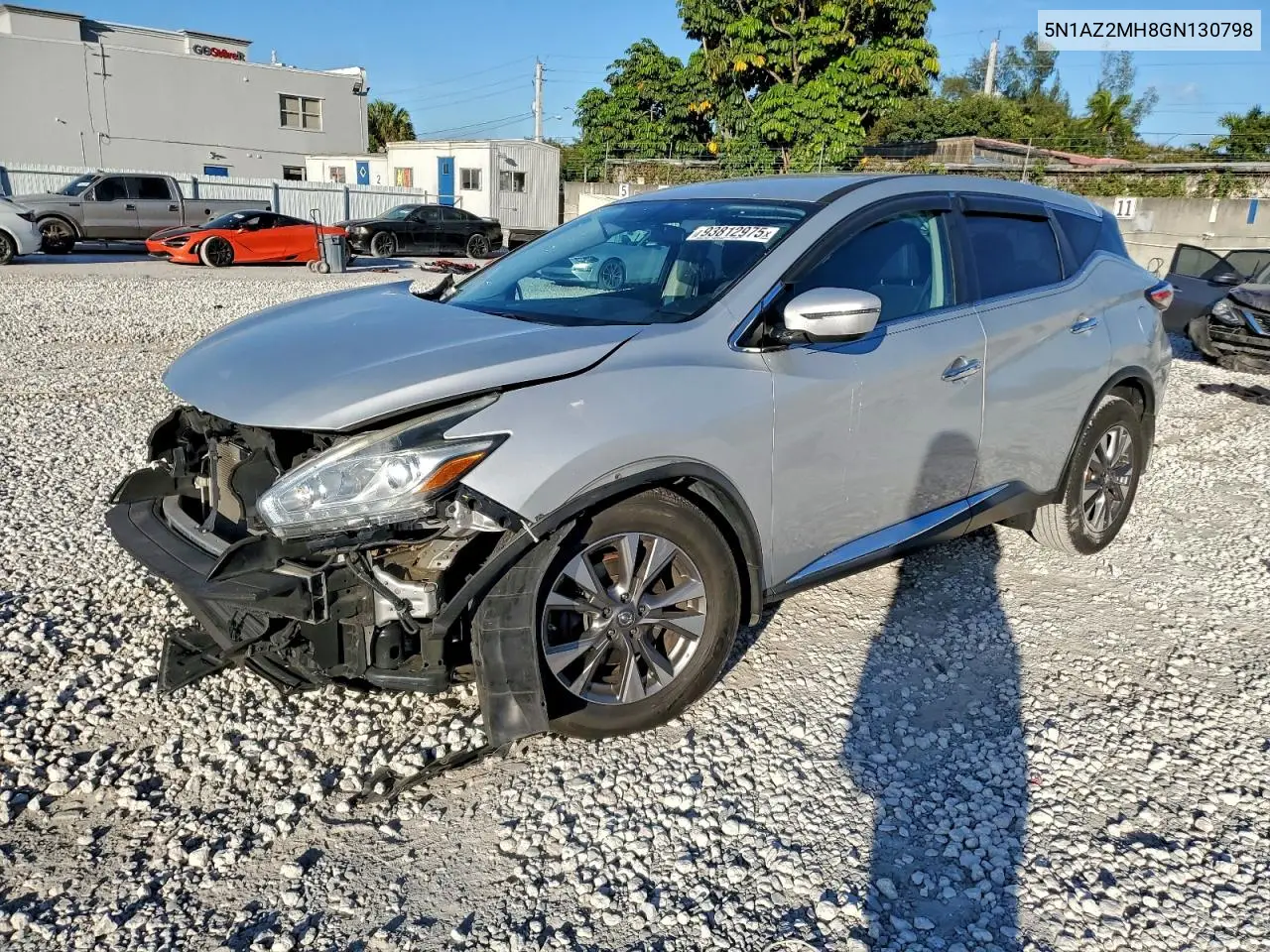 5N1AZ2MH8GN130798 2016 Nissan Murano S