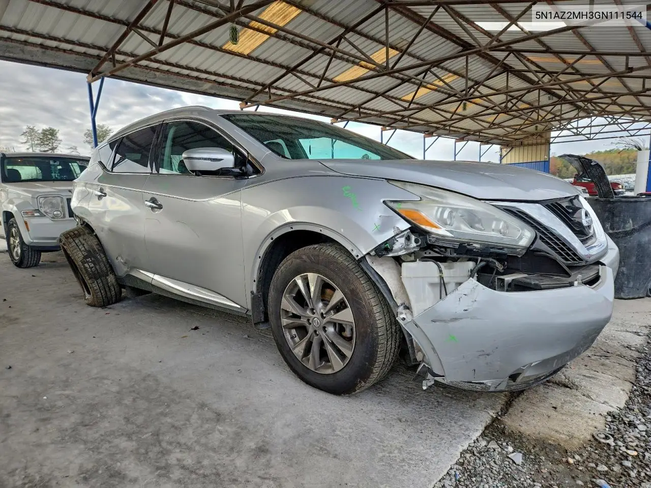 5N1AZ2MH3GN111544 2016 Nissan Murano S