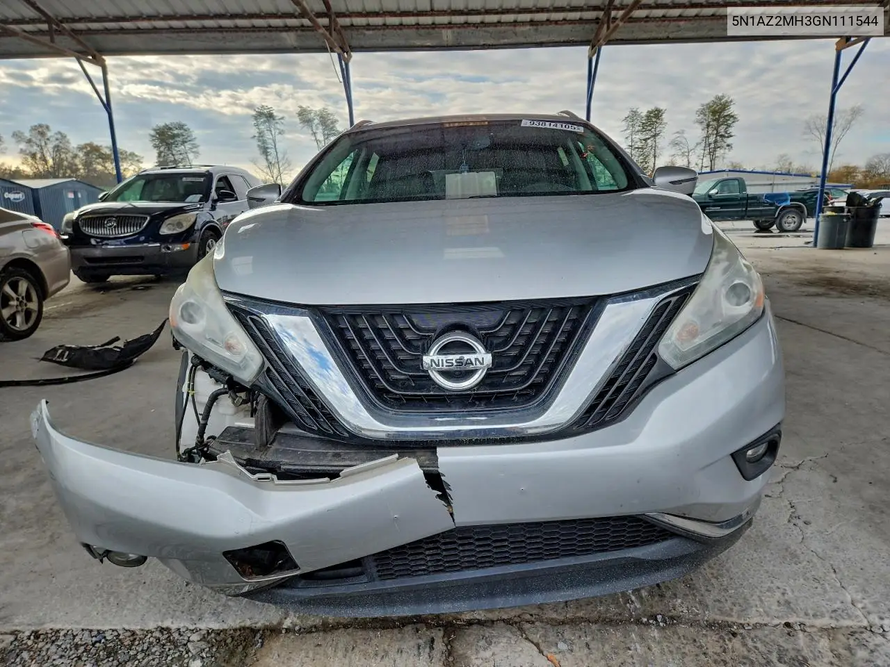 5N1AZ2MH3GN111544 2016 Nissan Murano S