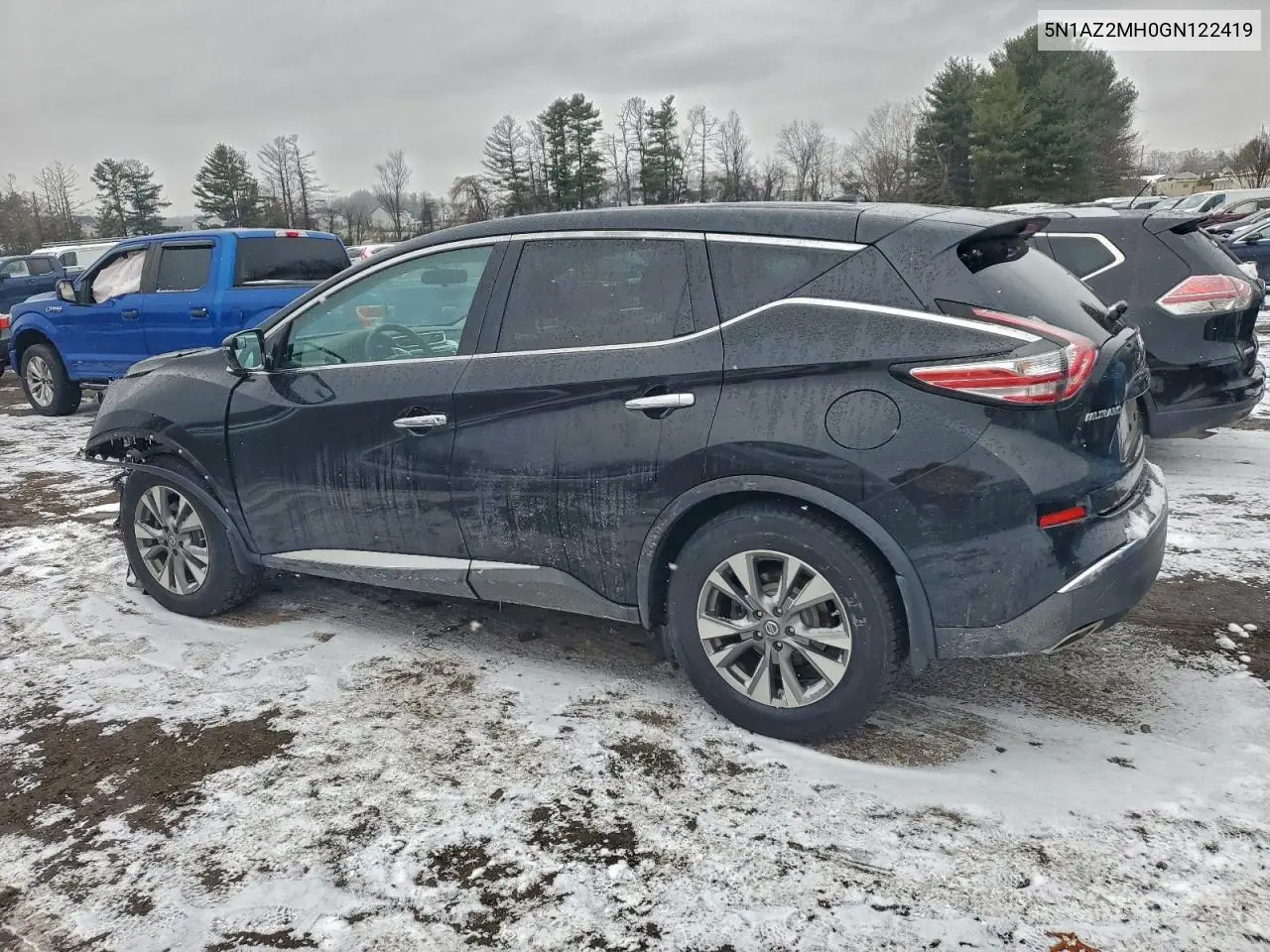 5N1AZ2MH0GN122419 2016 Nissan Murano S