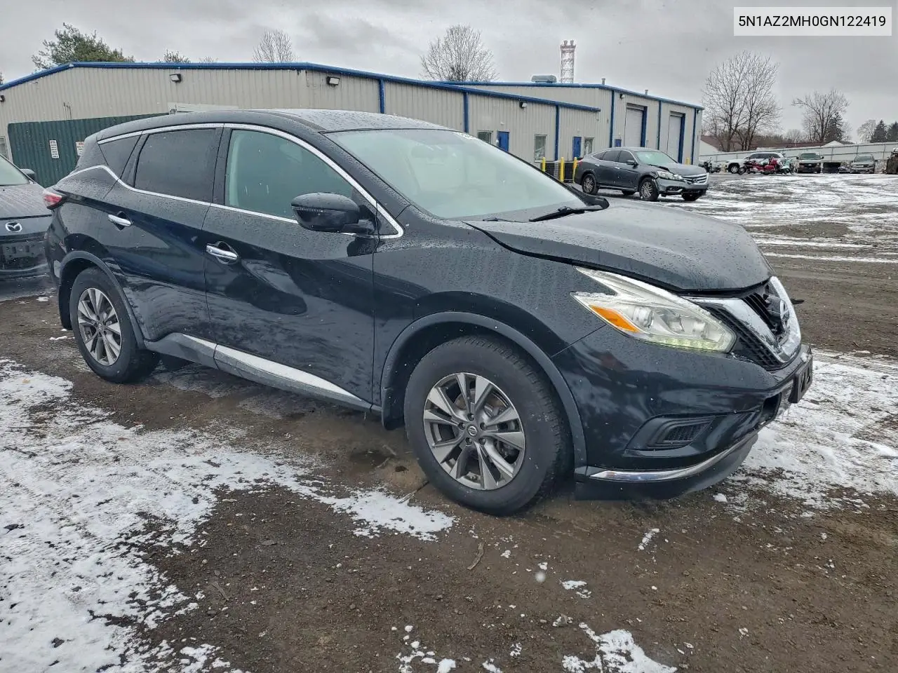 5N1AZ2MH0GN122419 2016 Nissan Murano S